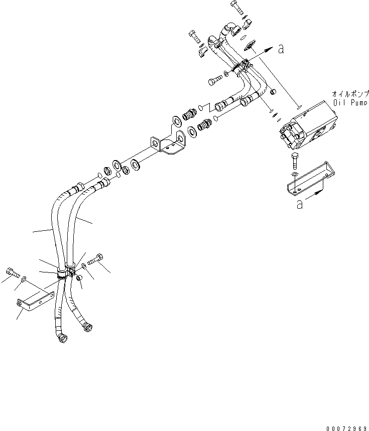 Схема запчастей Komatsu WA600-6 - ТОРМОЗНАЯ ГИДРОЛИНИЯ (ЛИНИЯ ОХЛАЖДЕНИЯ¤ ЗАДН.) (ЛИНИЯ ПОДАЧИ) (С ТОРМОЗ. ОХЛАЖД-Е)(№7-) КАБИНА ОПЕРАТОРА И СИСТЕМА УПРАВЛЕНИЯ