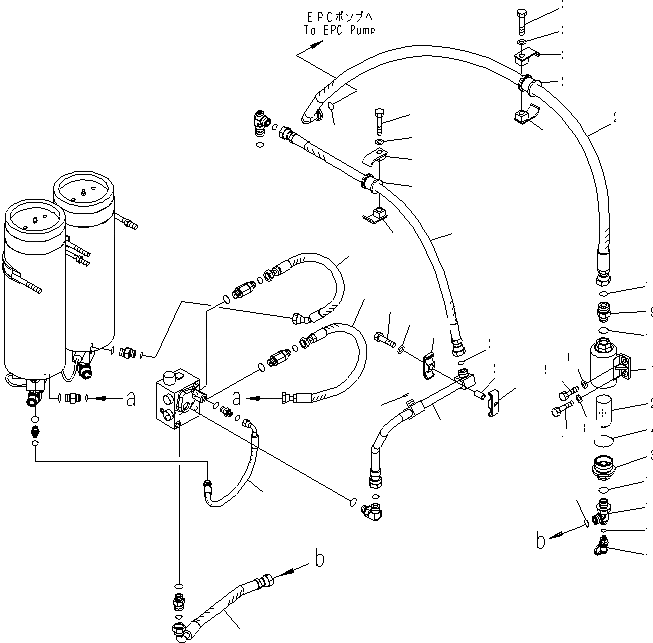 Схема запчастей Komatsu WA600-6 - COMPO КОРПУС (ACCUMURATOR ЗАГРУЗОЧН. КЛАПАН ТРУБЫ)(№7-) КАБИНА ОПЕРАТОРА И СИСТЕМА УПРАВЛЕНИЯ