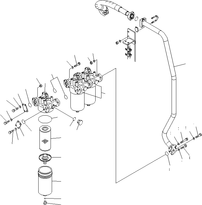 Схема запчастей Komatsu WA600-6 - COMPO КОРПУС (МАСЛЯНЫЙ ФИЛЬТР ТРАНСМИССИИ)(№-) КАБИНА ОПЕРАТОРА И СИСТЕМА УПРАВЛЕНИЯ