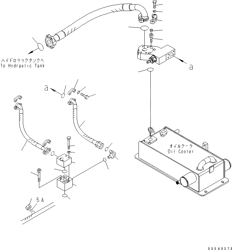 Схема запчастей Komatsu WA600-6R - ЛИНИЯ ОХЛАЖДЕНИЯ (/)(№-) СИСТЕМА ОХЛАЖДЕНИЯ