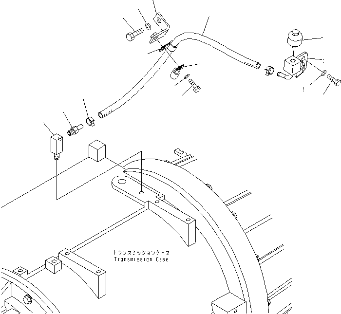 Схема запчастей Komatsu WA600-6R - ГИДРОТРАНСФОРМАТОР И ТРАНСМИССИЯ (САПУН) ГИДРОТРАНСФОРМАТОР И ТРАНСМИССИЯ