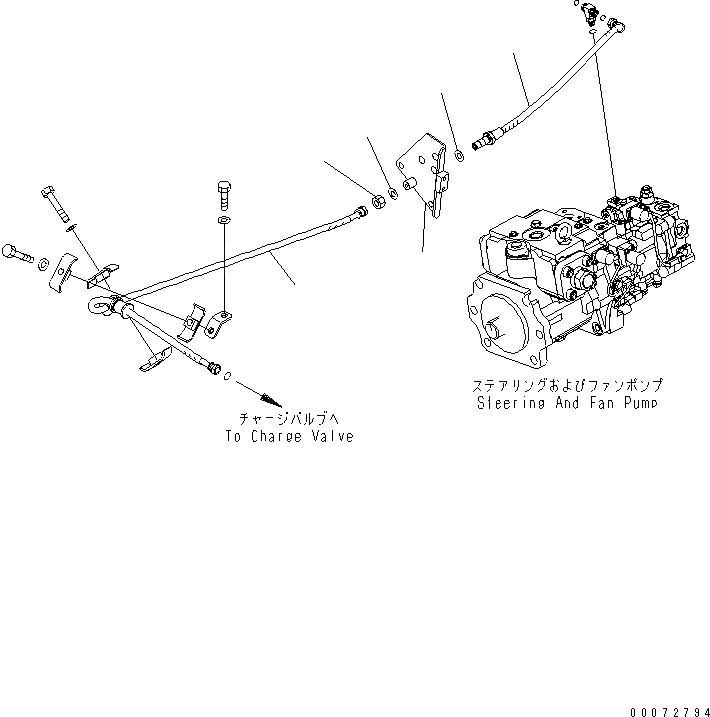Схема запчастей Komatsu WA600-6R - ГИДРОТРАНСФОРМАТОР И ТРАНСМИССИЯ (ГЛАВН. ЛИНИЯ¤ /) ГИДРОТРАНСФОРМАТОР И ТРАНСМИССИЯ
