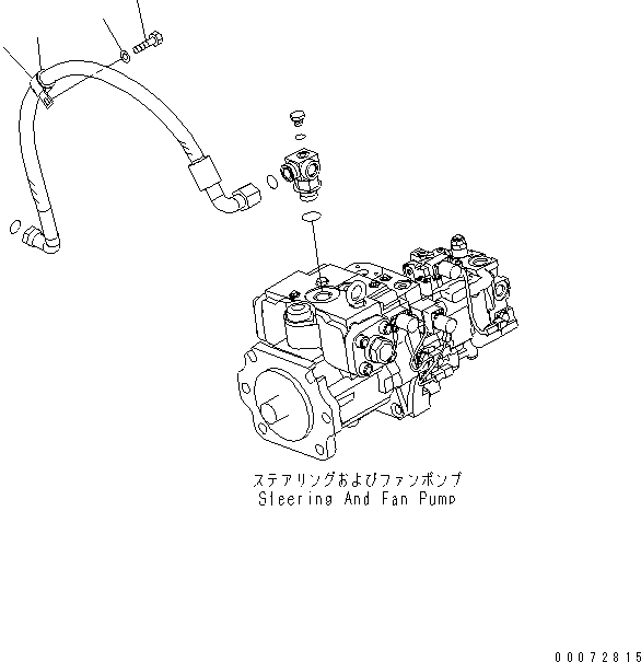 Схема запчастей Komatsu WA600-6R - ГИДРОТРАНСФОРМАТОР И ТРАНСМИССИЯ (НАСОС РУЛЕВ. УПРАВЛ-Я ВОЗВРАТН. ЛИНИЯ) ГИДРОТРАНСФОРМАТОР И ТРАНСМИССИЯ