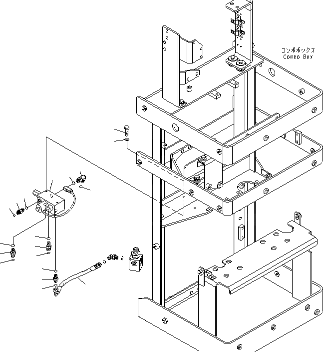 Схема запчастей Komatsu WA600-6R - COMPO КОРПУС (СТОЯНОЧНЫЙ ТОРМОЗ ЭКСТРЕНН. RELEASE КЛАПАН)(№-) КАБИНА ОПЕРАТОРА И СИСТЕМА УПРАВЛЕНИЯ