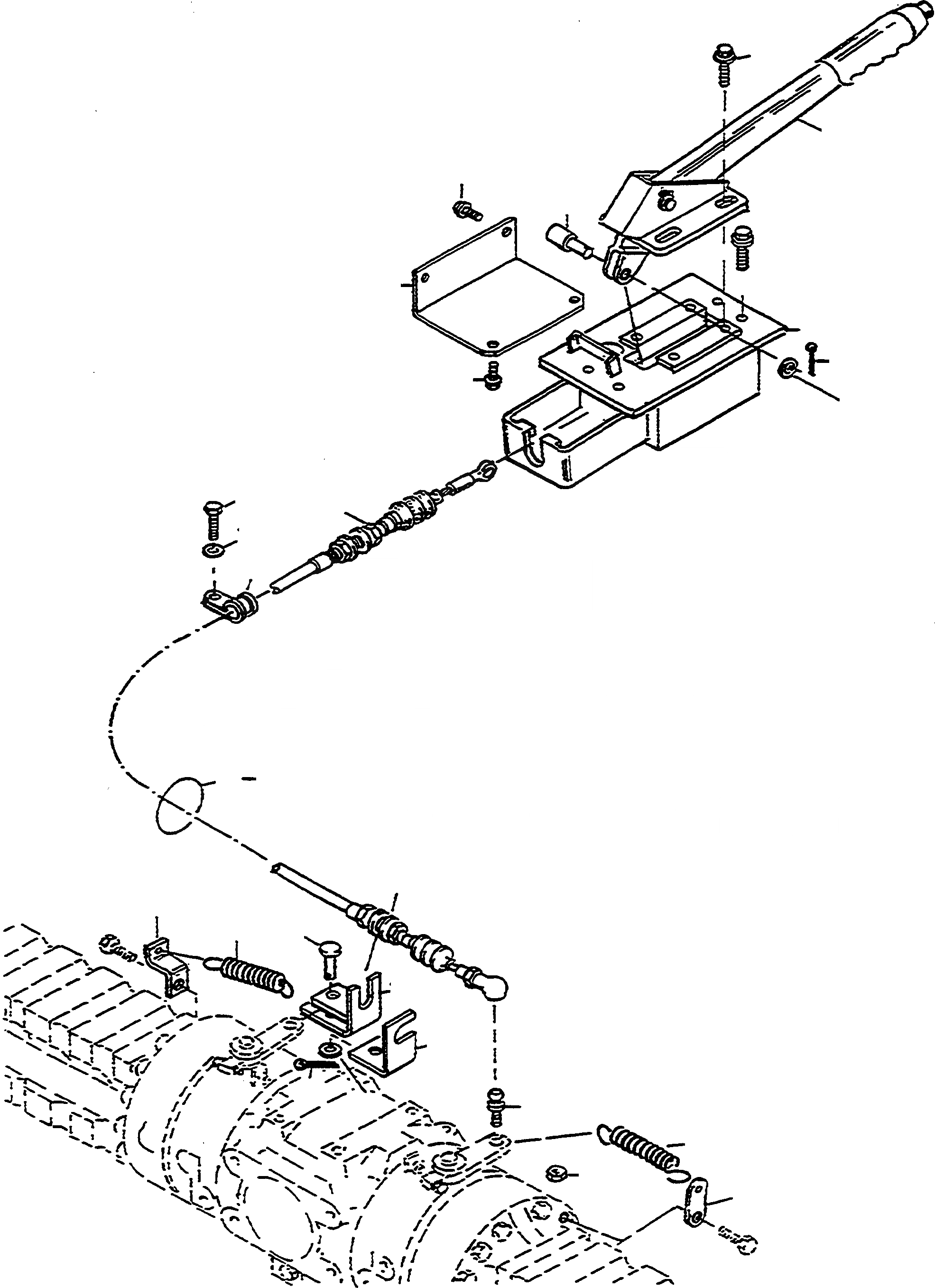 Схема запчастей Komatsu WA60-1 - HAND ТОРМОЗ. И OPERATING ASSEMBLY 9 ТОРМОЗ. СИСТЕМА