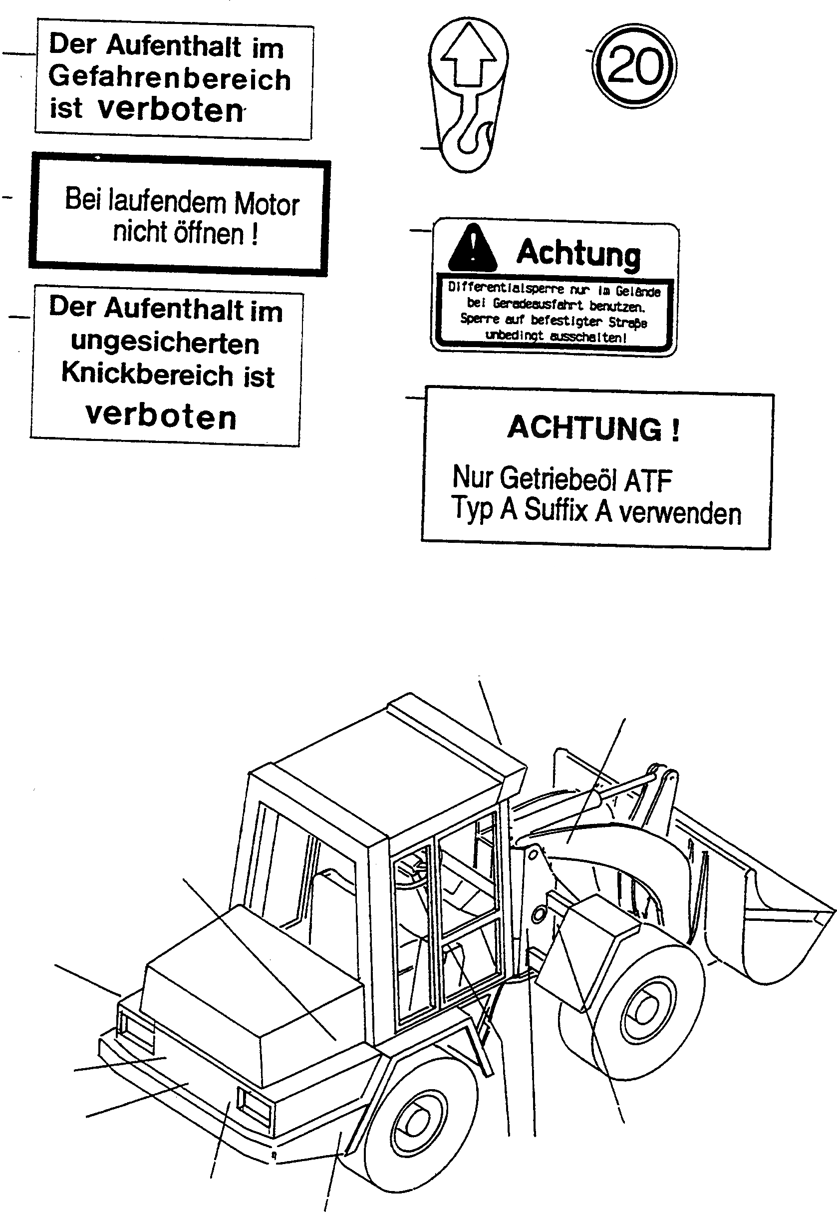 Схема запчастей Komatsu WA60-1 - ТАБЛИЧКИS, ПОРТУГАЛ. ИНСТРУМЕНТ, АКСЕССУАРЫ, БУКВЕНН.