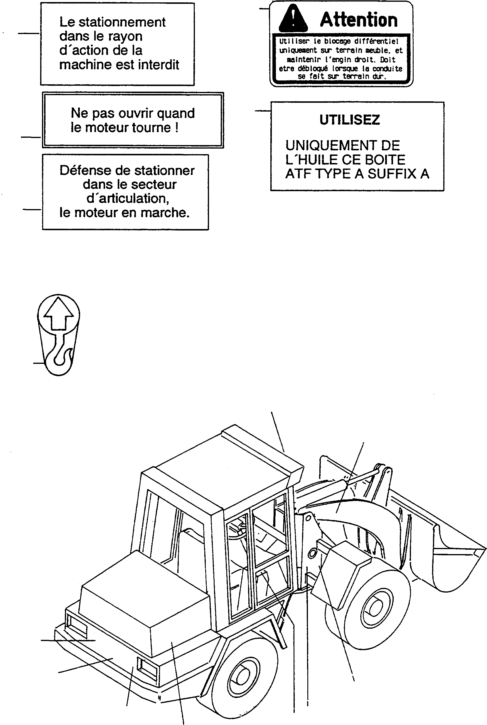 Схема запчастей Komatsu WA60-1 - ТАБЛИЧКИS, ФРАНЦИЯ ИНСТРУМЕНТ, АКСЕССУАРЫ, БУКВЕНН.