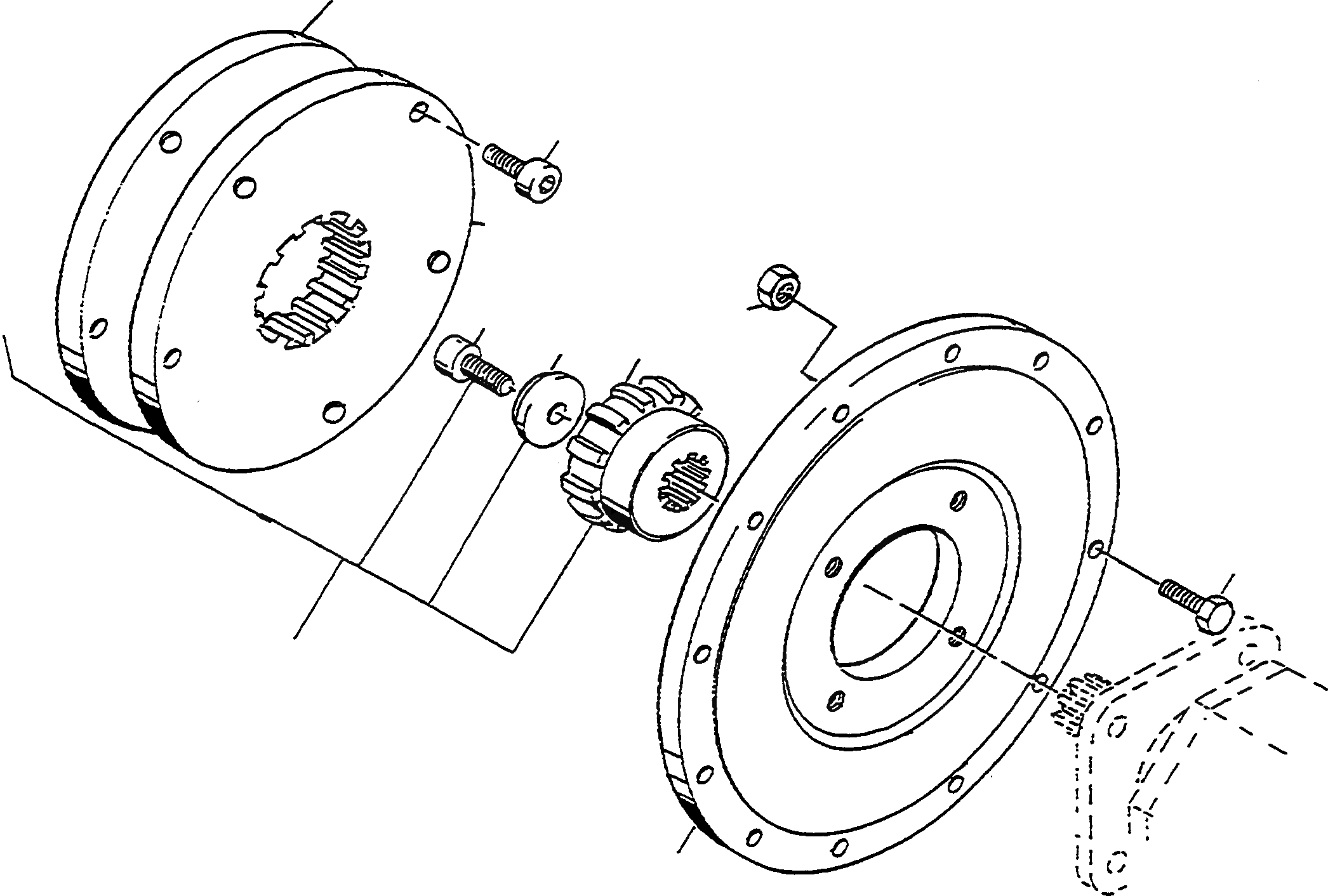Схема запчастей Komatsu WA60-1 - МУФТА ТРАНСМИССИЯ, КРЕСТОВИНА