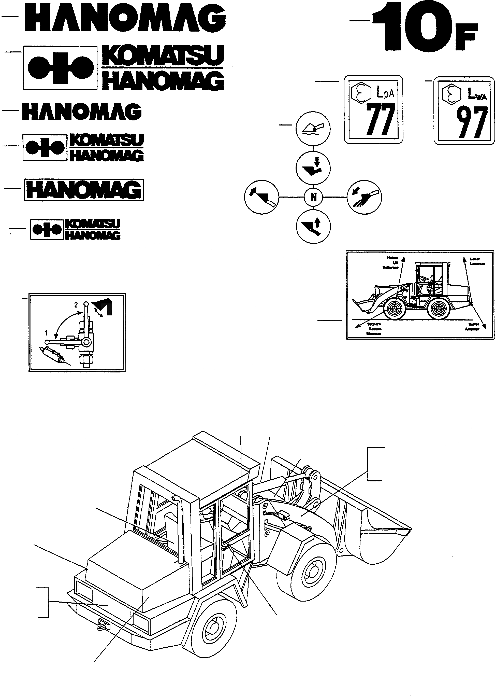 Схема запчастей Komatsu WA60-1 - БУКВЕНН. ИНСТРУМЕНТ, АКСЕССУАРЫ, БУКВЕНН.