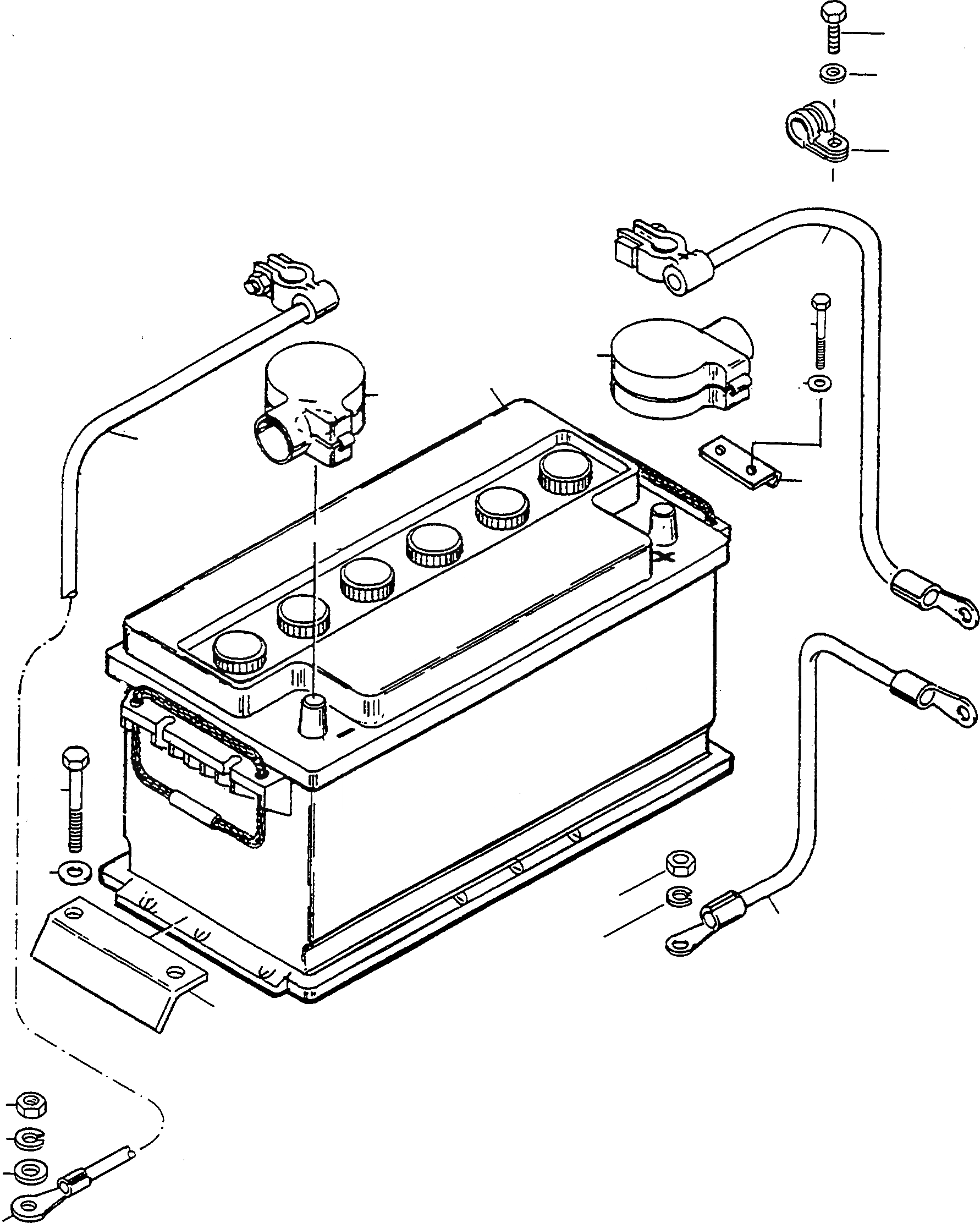 Схема запчастей Komatsu WA60-1 - АККУМУЛЯТОР ЭЛЕКТРИЧ. СИСТЕМА