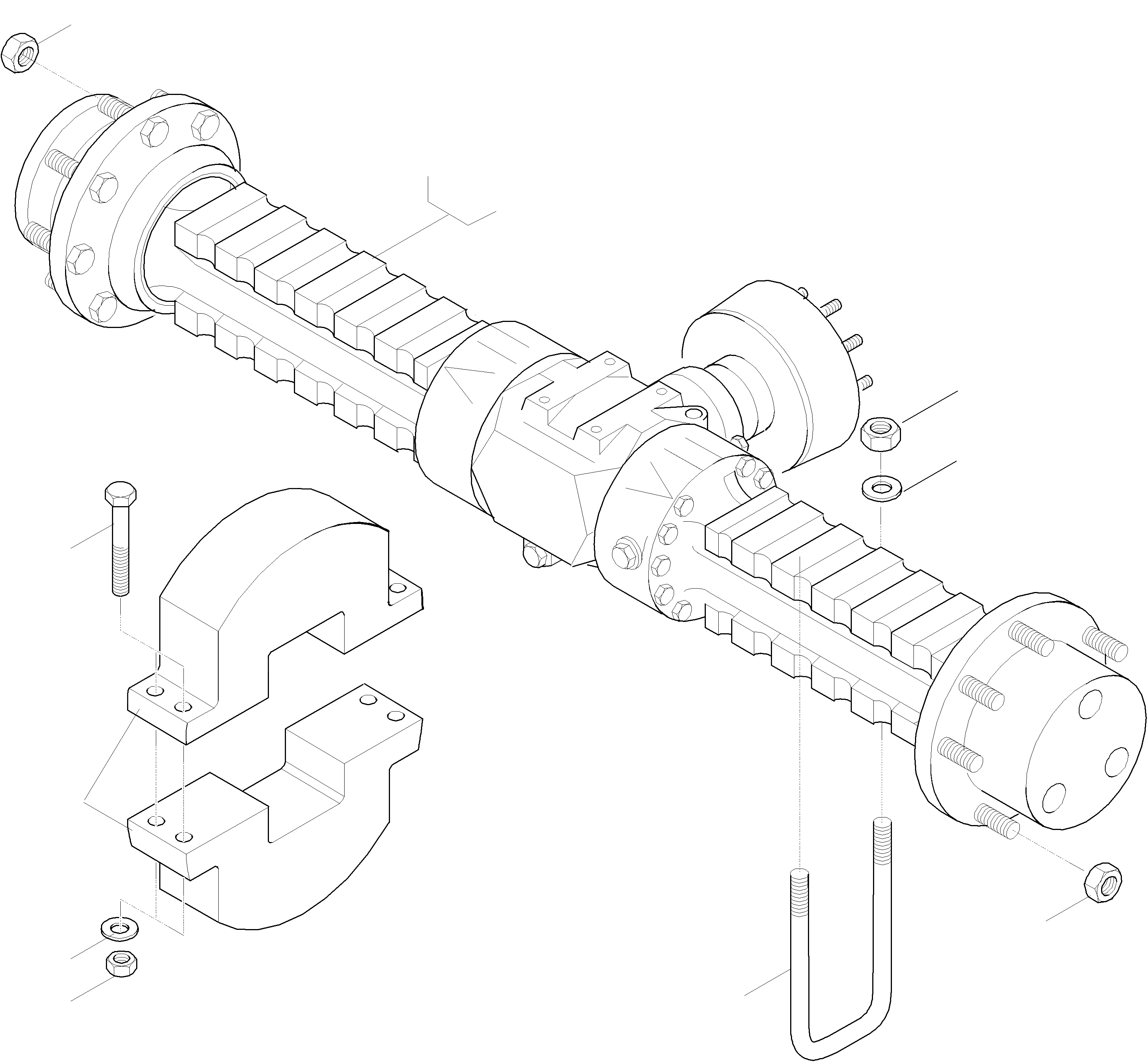 Схема запчастей Komatsu WA65-3 - ПЕРЕДНИЙ МОСТ 8 ПЕРЕДНИЙ МОСТ