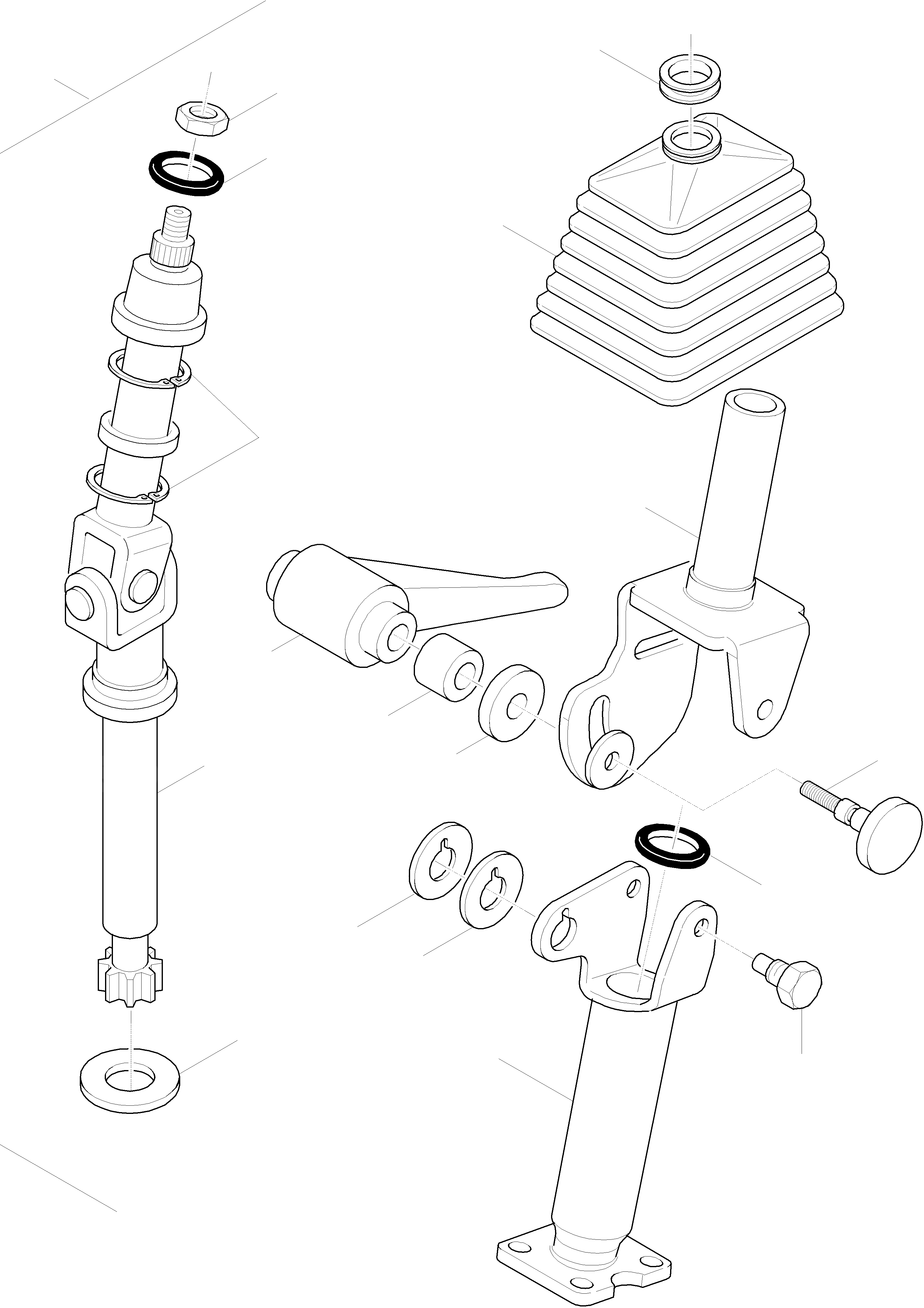 Схема запчастей Komatsu WA65-3 - РУЛЕВ. КОЛОН. 7 РУЛЕВ. УПРАВЛЕНИЕ