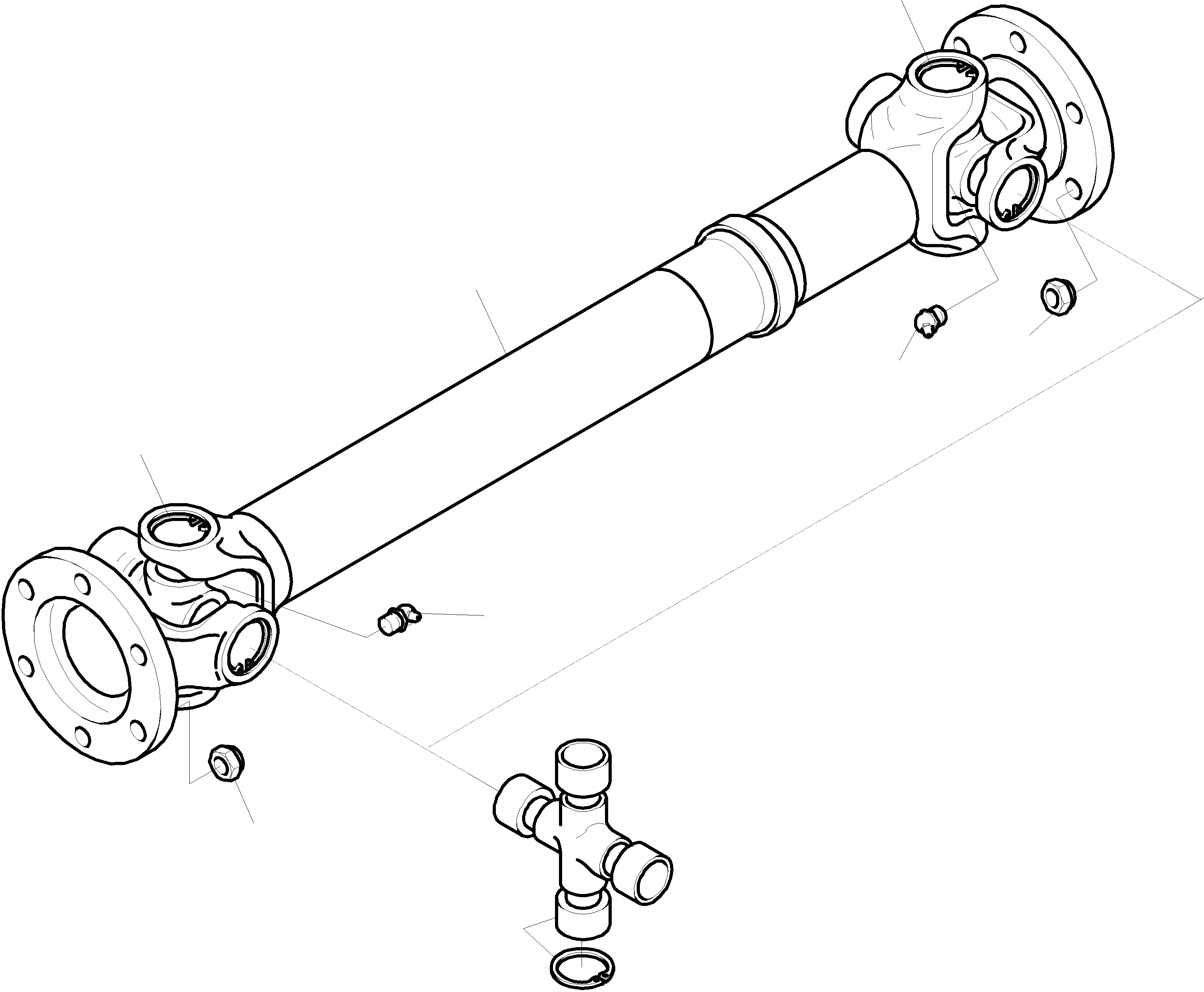 Схема запчастей Komatsu WA65-3 - КРЕСТОВИНА ТРАНСМИССИЯ, КРЕСТОВИНА