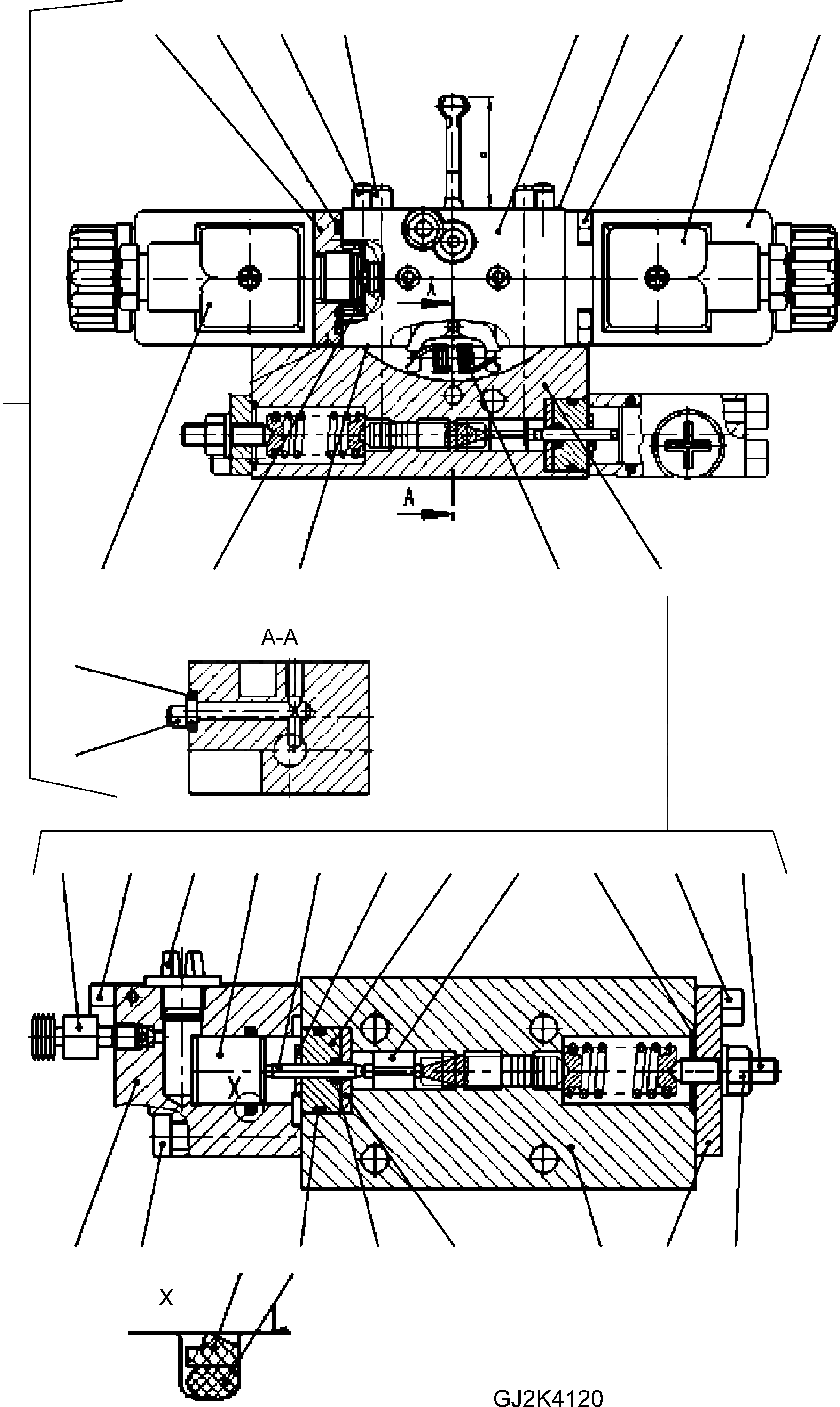 Схема запчастей Komatsu WA65-5 - AXIAL ПОРШЕНЬ НАСОС, С SPEED УПРАВЛ-Е AXIAL ПОРШЕНЬ НАСОС, С SPEED УПРАВЛ-Е