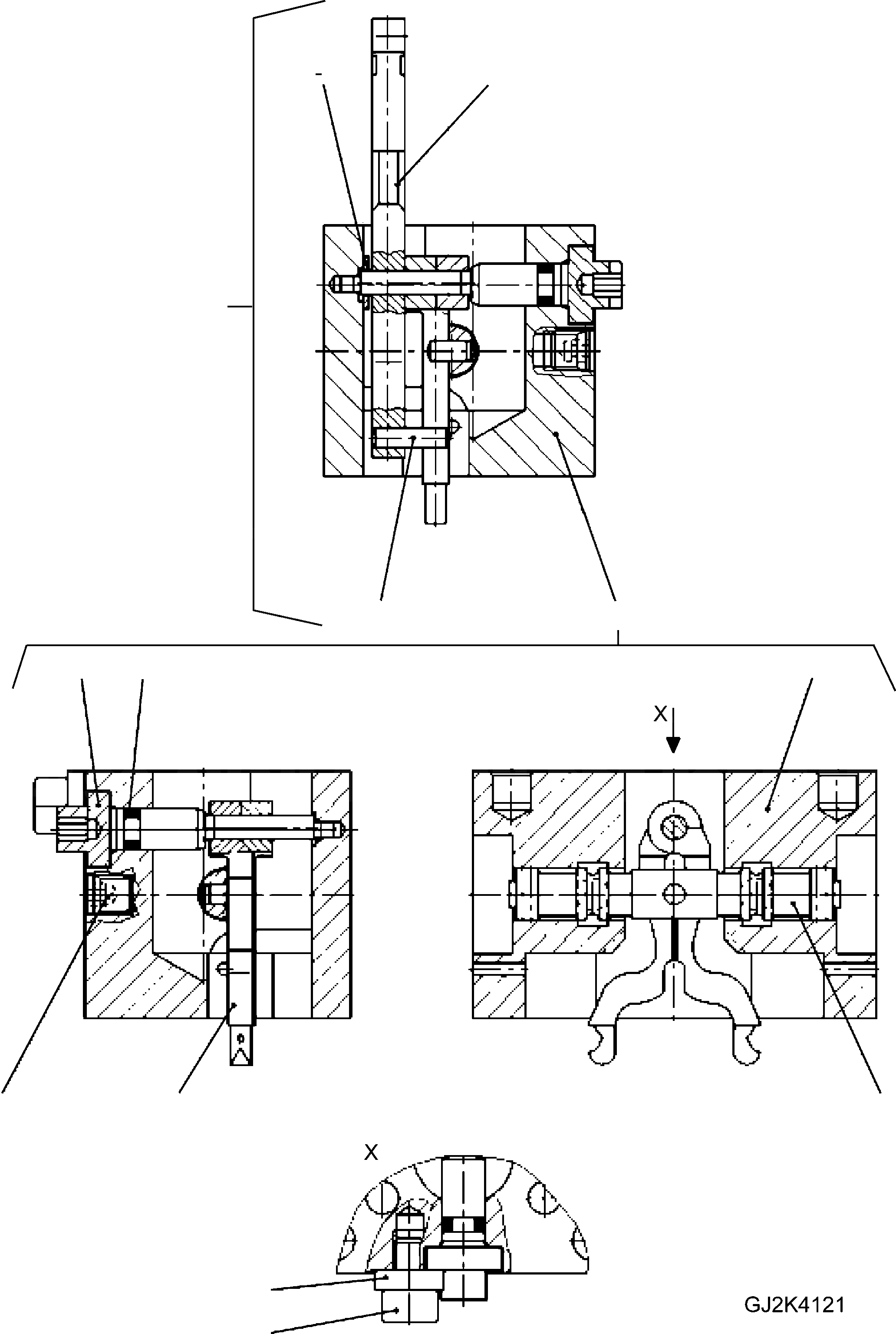 Схема запчастей Komatsu WA65-5 - AXIAL ПОРШЕНЬ НАСОС, С SPEED УПРАВЛ-Е AXIAL ПОРШЕНЬ НАСОС, С SPEED УПРАВЛ-Е
