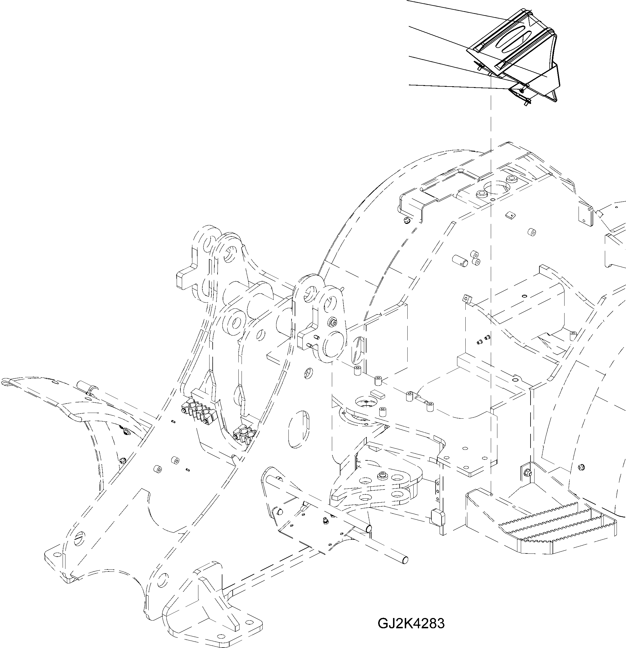 Схема запчастей Komatsu WA65-5 - WКРОМКА И ATTACHEMENT, EXECUTION  ИНСТРУМЕНТ, АКСЕССУАРЫ, БУКВЕНН.
