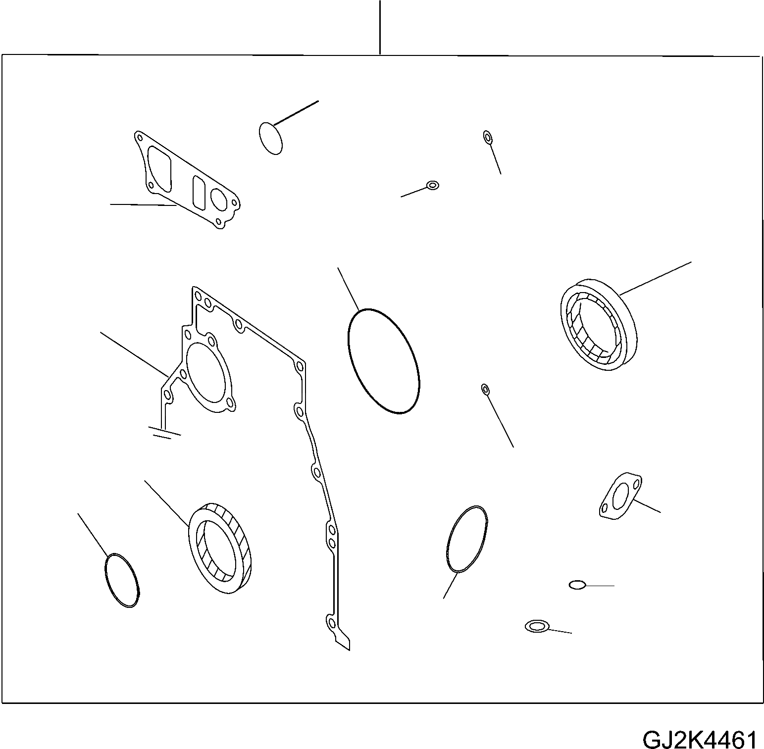 Схема запчастей Komatsu WA65-5 - КОМПЛЕКТ ПРОКЛАДОК, ЦИЛИНДР BLOC ДВИГАТЕЛЬ, КРЕПЛЕНИЕ ДВИГАТЕЛЯ