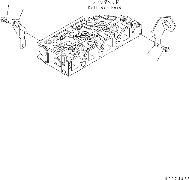 Схема запчастей Komatsu WA65-6 - ПОДЪЕМ КОРПУС AA ДВИГАТЕЛЬ