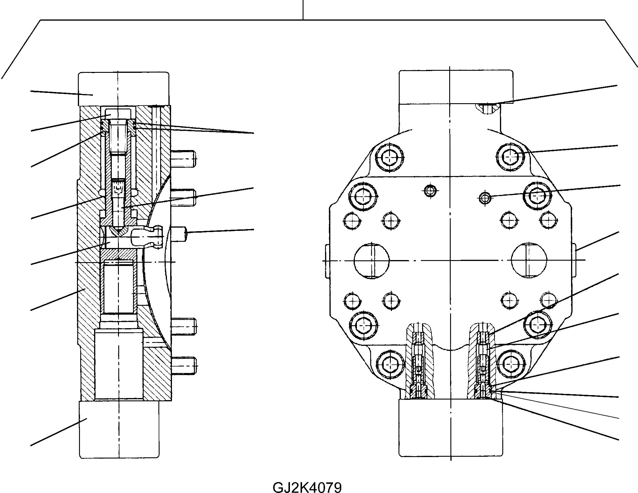 Схема запчастей Komatsu WA65-6 - ГИДРАВЛ ДВИГАТЕЛЬ (ВНУТР. ЧАСТИ) (/) Y ОСНОВН. КОМПОНЕНТЫ И РЕМКОМПЛЕКТЫ
