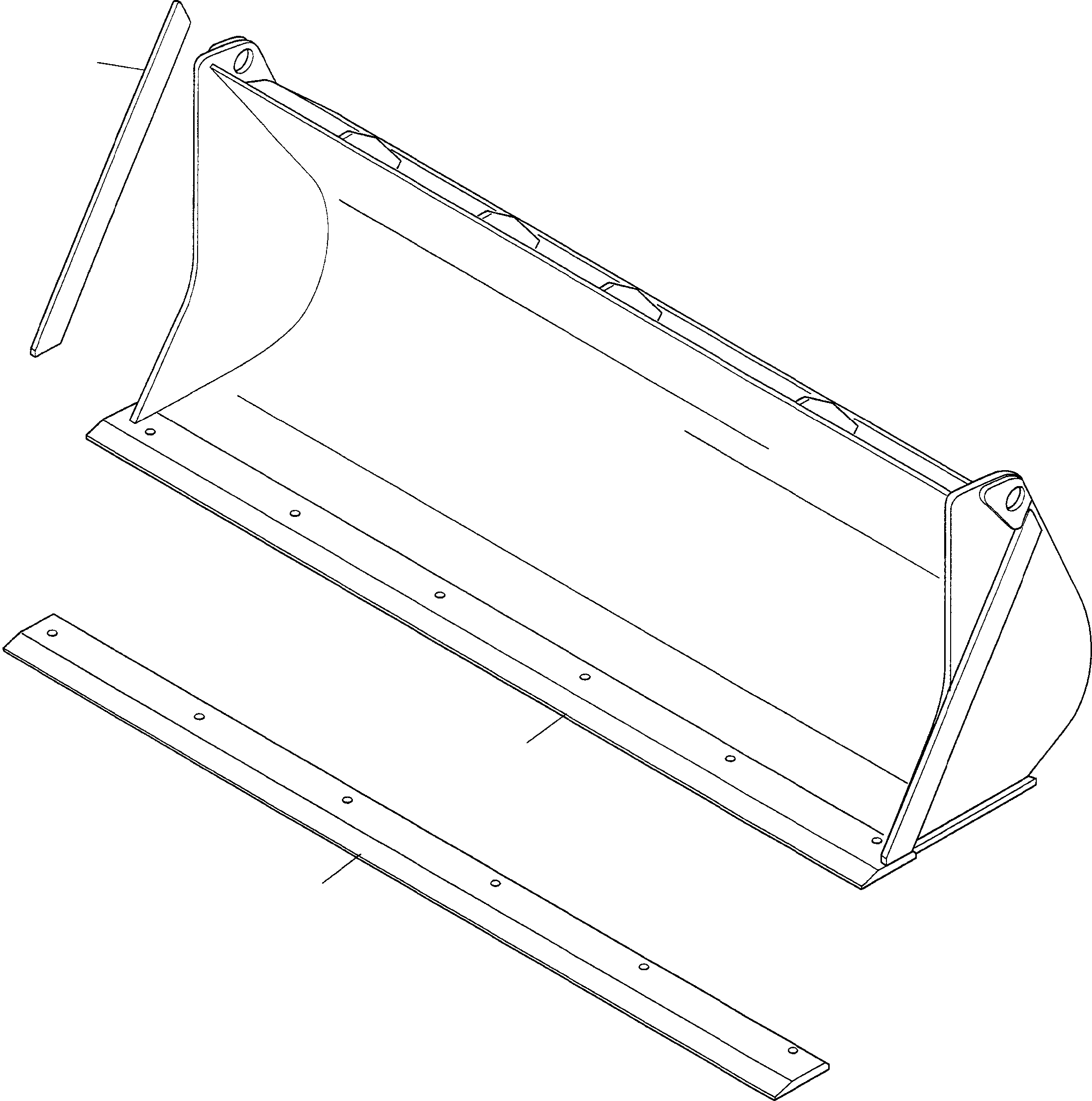 Схема запчастей Komatsu WA65PT-3 - КОВШ ОБОРУД-Е