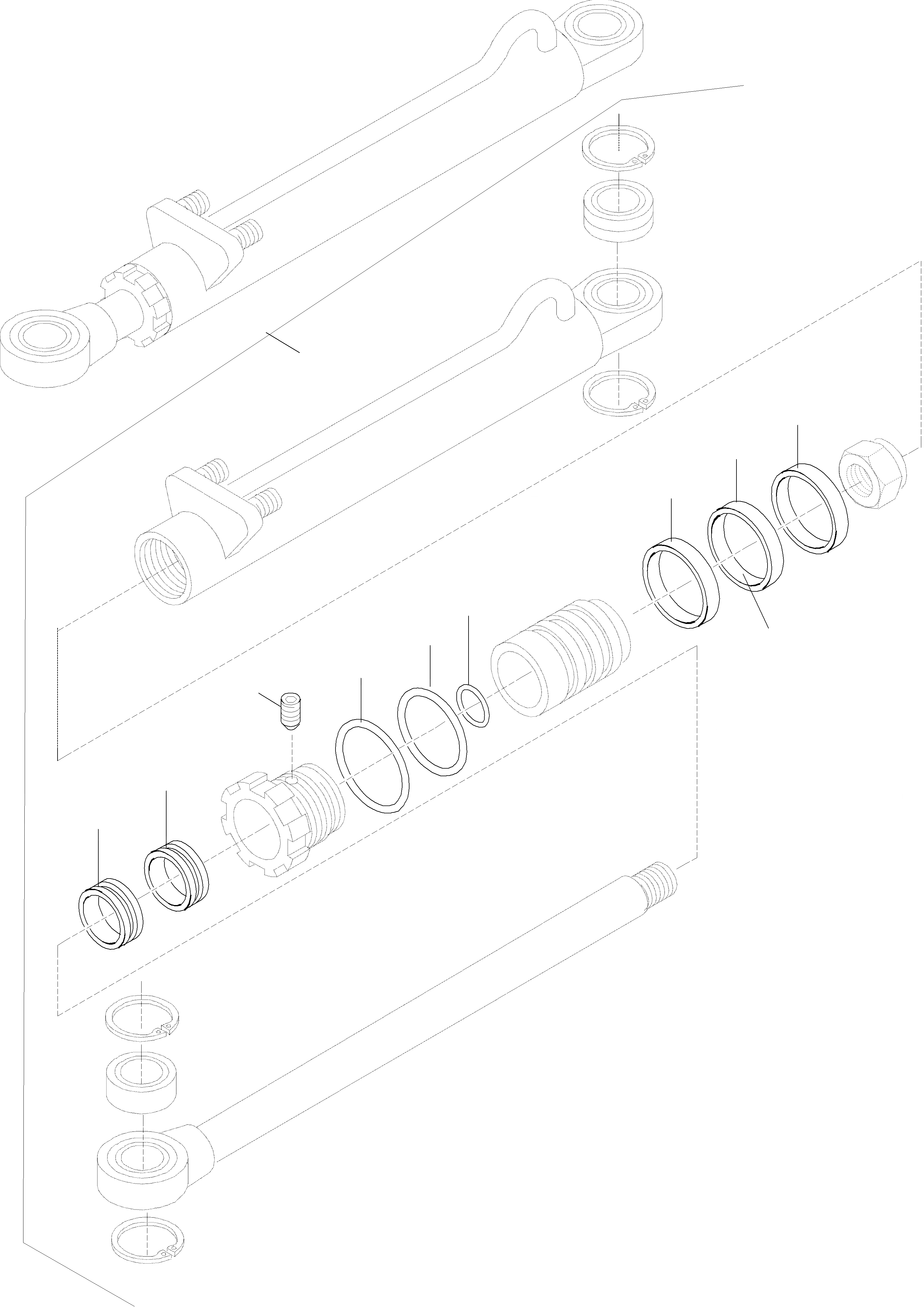 Схема запчастей Komatsu WA65PT-3 HA050075 - HA0500108 - ЦИЛИНДР РУЛЕВ. УПР-Я, КОМПЛЕКТ ПРОКЛАДОК 7 РУЛЕВ. УПРАВЛЕНИЕ