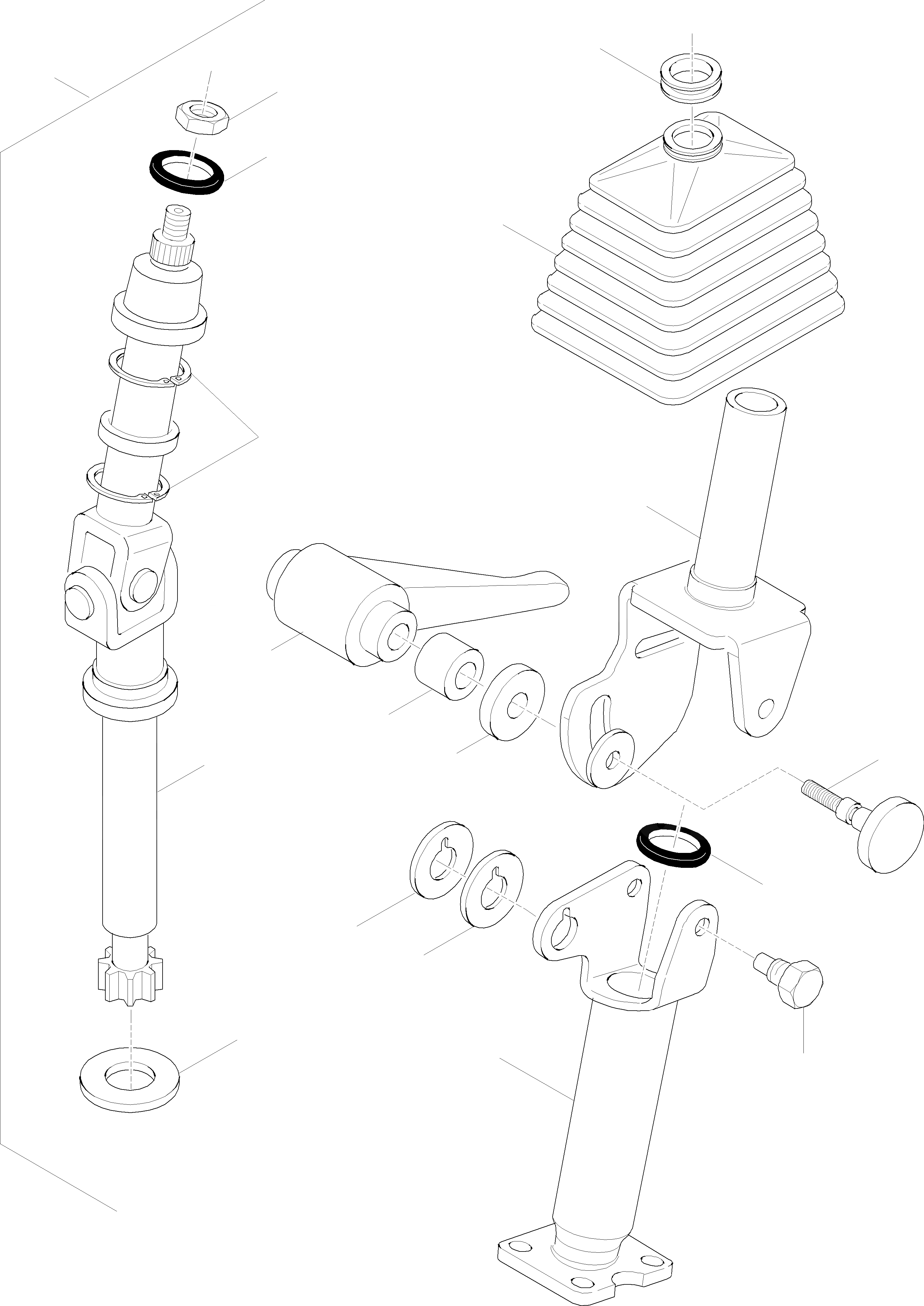 Схема запчастей Komatsu WA65PT-3 HA050075 - HA0500108 - РУЛЕВ. КОЛОН. 7 РУЛЕВ. УПРАВЛЕНИЕ