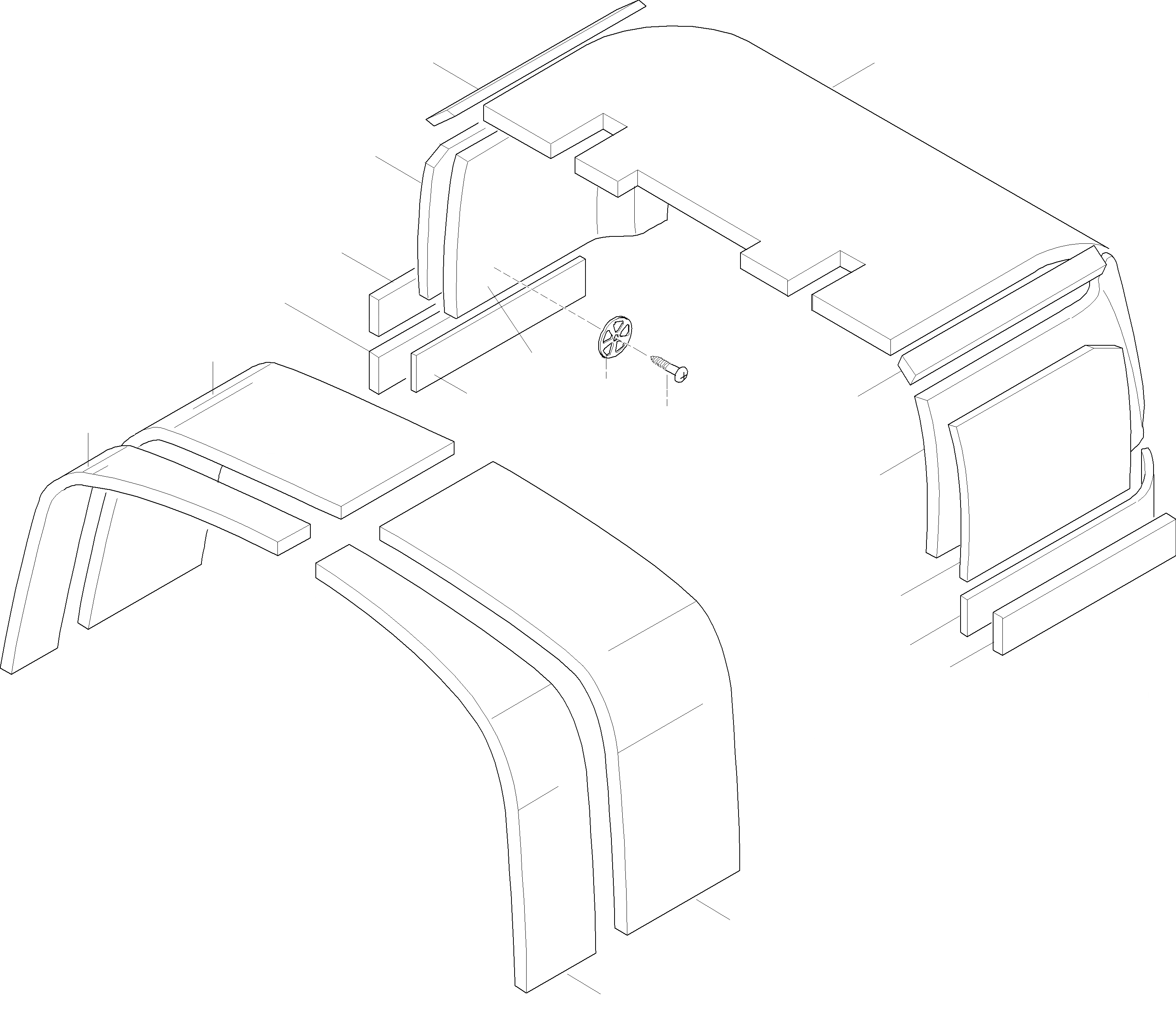 Схема запчастей Komatsu WA65PT-3 HA050075 - HA0500108 - SOUNDЗАЩИТА, ДВИГАТЕЛЬ-CLДОПОЛНИТ.ING ПРИВОДRS КАБИНА