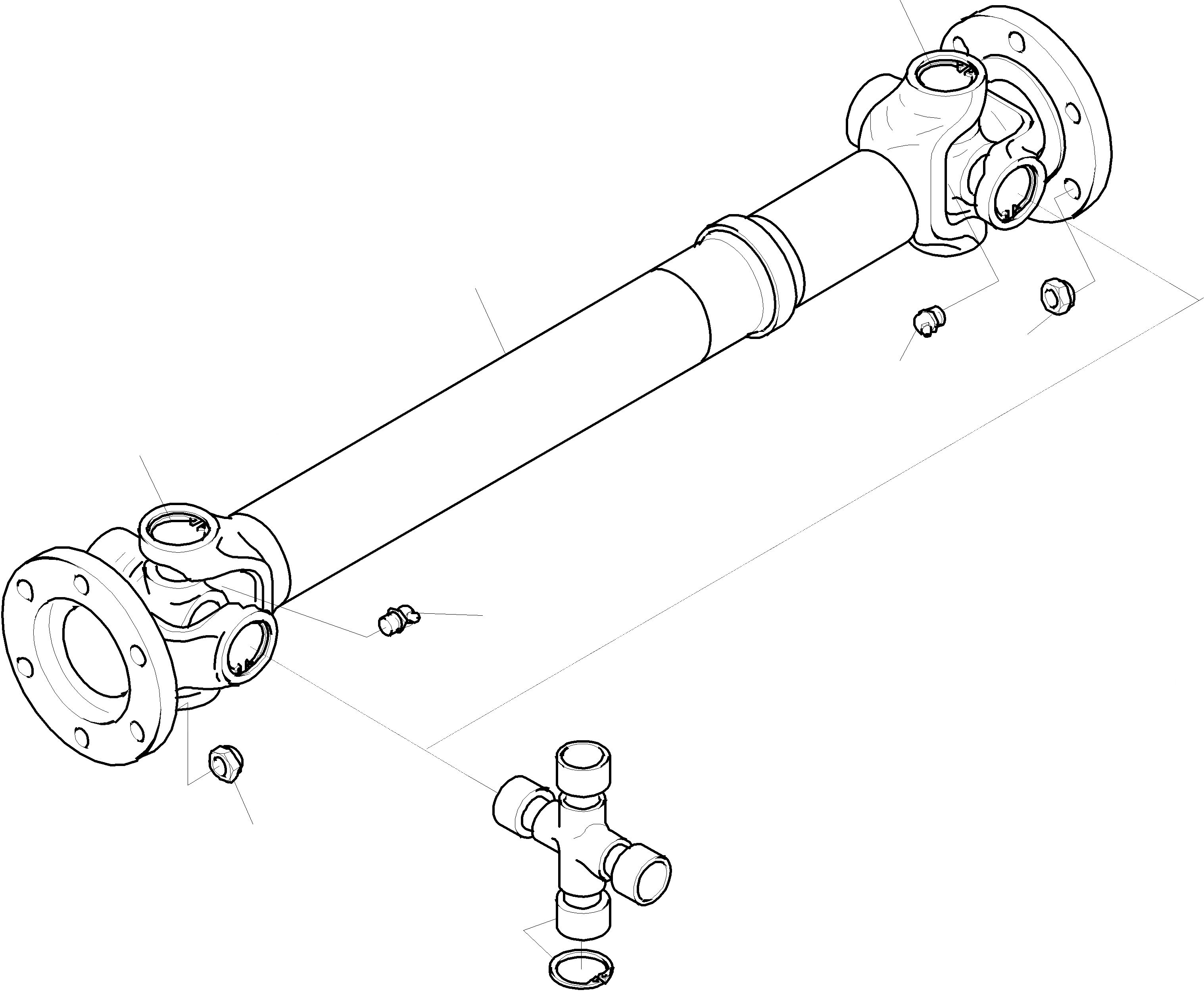 Схема запчастей Komatsu WA65PT-3 HA050075 - HA0500108 - КРЕСТОВИНА ТРАНСМИССИЯ, КРЕСТОВИНА
