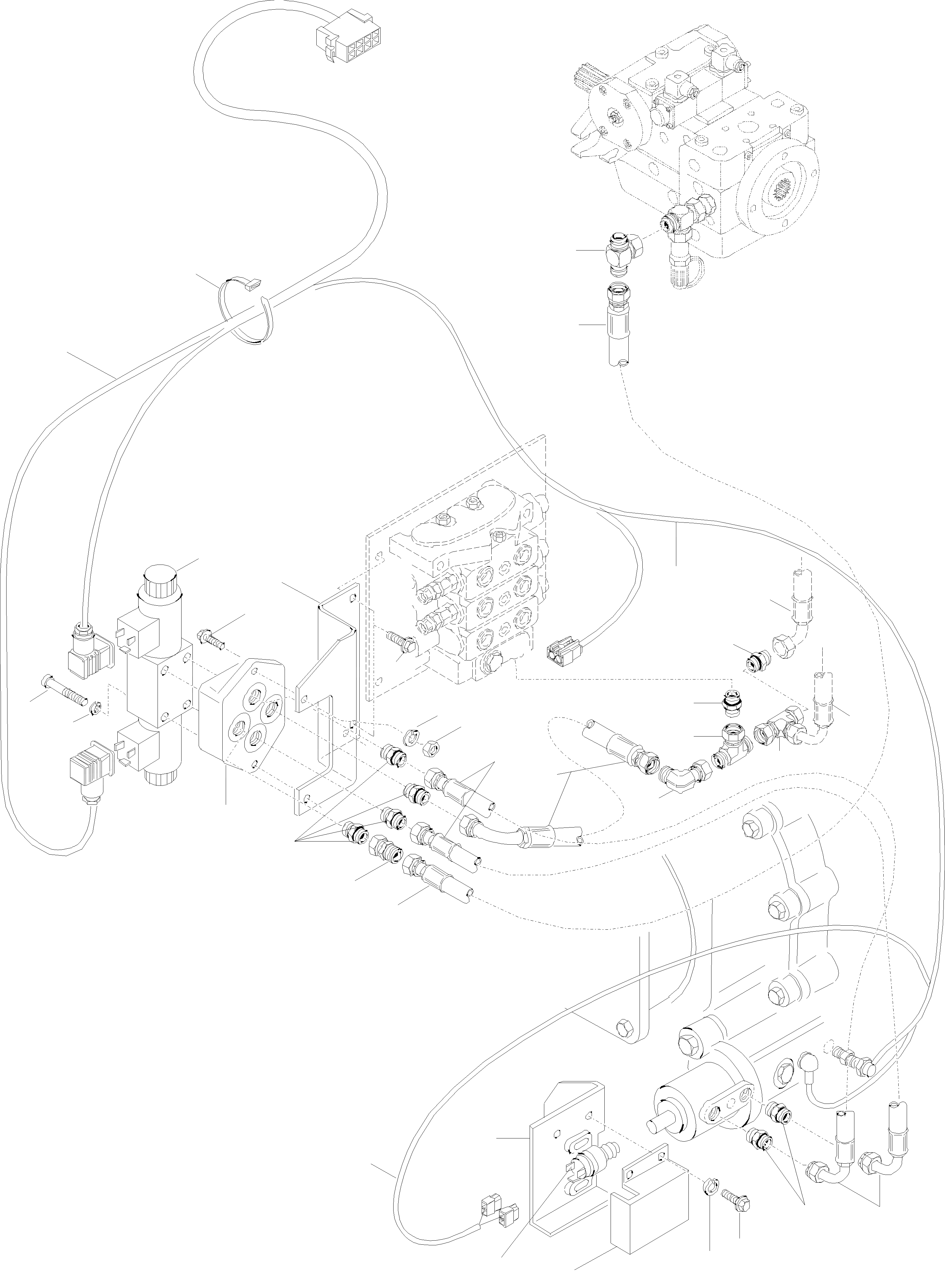 Схема запчастей Komatsu WA65-3 30km - ПРИВОД КОРПУС УПРАВЛ-ЕS ТРАНСМИССИЯ, КРЕСТОВИНА