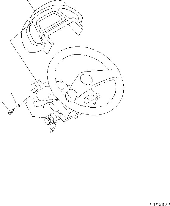 Схема запчастей Komatsu WA700-3 - ОСНОВН. МОНИТОР (КРОМЕ ЯПОН.)(№-7) КАБИНА ОПЕРАТОРА И СИСТЕМА УПРАВЛЕНИЯ
