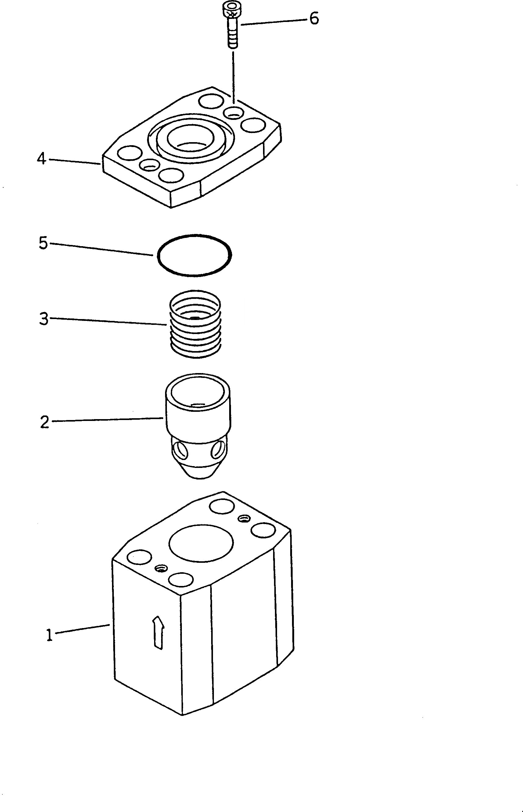 Схема запчастей Komatsu WA700-1 - КОНТРОЛЬНЫЙ КЛАПАН(ДЛЯ ЭКСТРЕННОГО УПРАВЛЕНИЯ) РУЛЕВ. УПРАВЛЕНИЕ И СИСТЕМА УПРАВЛЕНИЯ