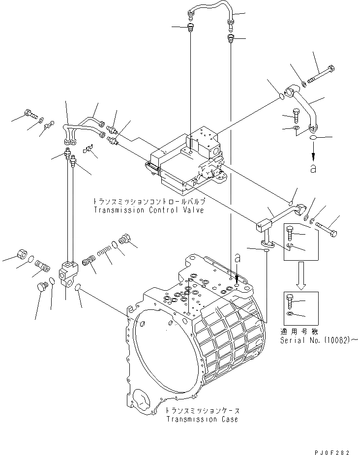 Схема запчастей Komatsu WA700-3 - ТРАНСМИССИЯ СМАЗЫВ. КЛАПАН ГИДРОТРАНСФОРМАТОР И ТРАНСМИССИЯ