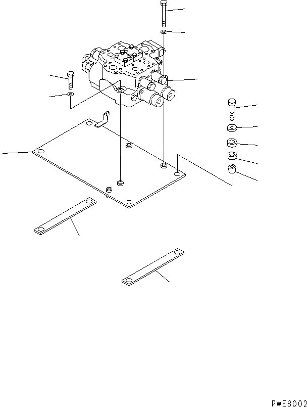 Схема запчастей Komatsu WA700-3 - КОНТРОЛЬНЫЙ КЛАПАН РАБОЧ. ОБОРУДОВАНИЯ (КЛАПАН И ЭЛЕМЕНТЫ КРЕПЛЕНИЯ) ГИДРАВЛИКА
