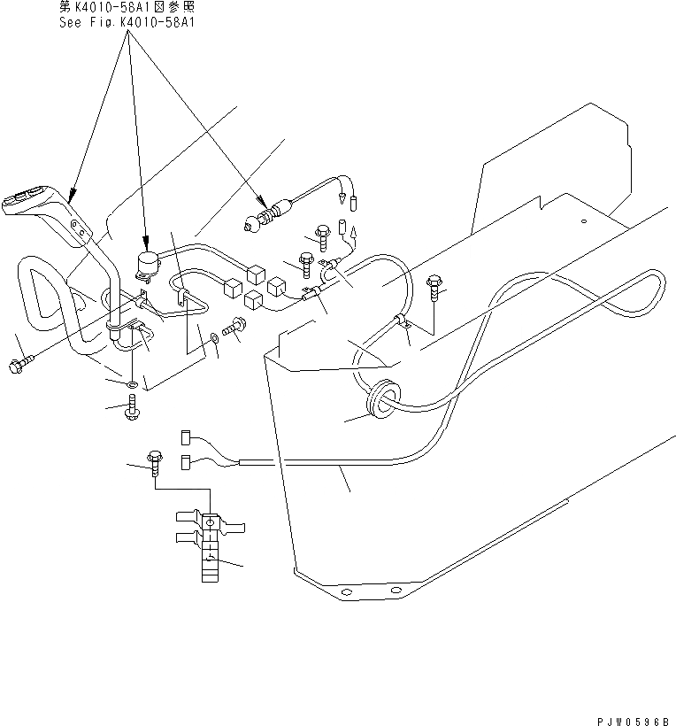 Схема запчастей Komatsu WA700-3 - ПОЛ (КОНСОЛЬН. БЛОК Э/ПРОВОДКА) (С ADVANCED УПРАВЛ-Е ДЖОЙСТИКОМ)(№-) КАБИНА ОПЕРАТОРА И СИСТЕМА УПРАВЛЕНИЯ