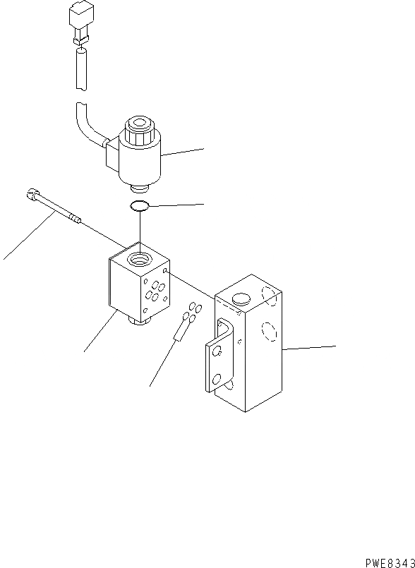 Схема запчастей Komatsu WA700-3 - ТОРМОЗНАЯ ГИДРОЛИНИЯ (СОЛЕНОИДНЫЙ КЛАПАН¤ ВНУТР. ЧАСТИ) КАБИНА ОПЕРАТОРА И СИСТЕМА УПРАВЛЕНИЯ