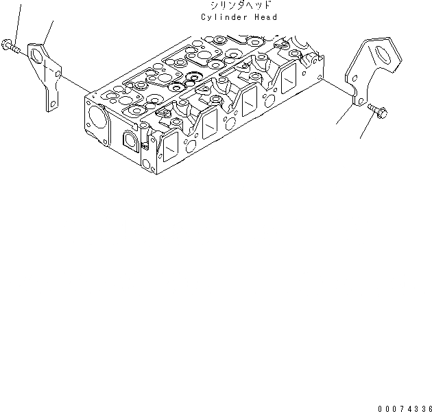 Схема запчастей Komatsu WA70-6 - ПОДЪЕМ КОРПУС AA ДВИГАТЕЛЬ