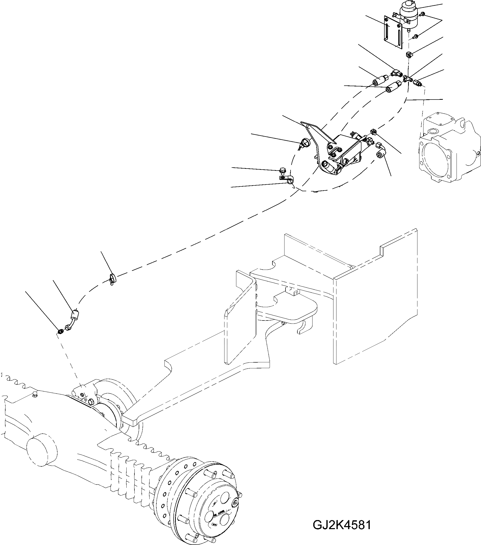Схема запчастей Komatsu WA70-6 - ТОРМОЗНАЯ ГИДРОЛИНИЯ (СТАНДАРТН.) K OPERATORґS ОБСТАНОВКА И СИСТЕМА УПРАВЛЕНИЯ