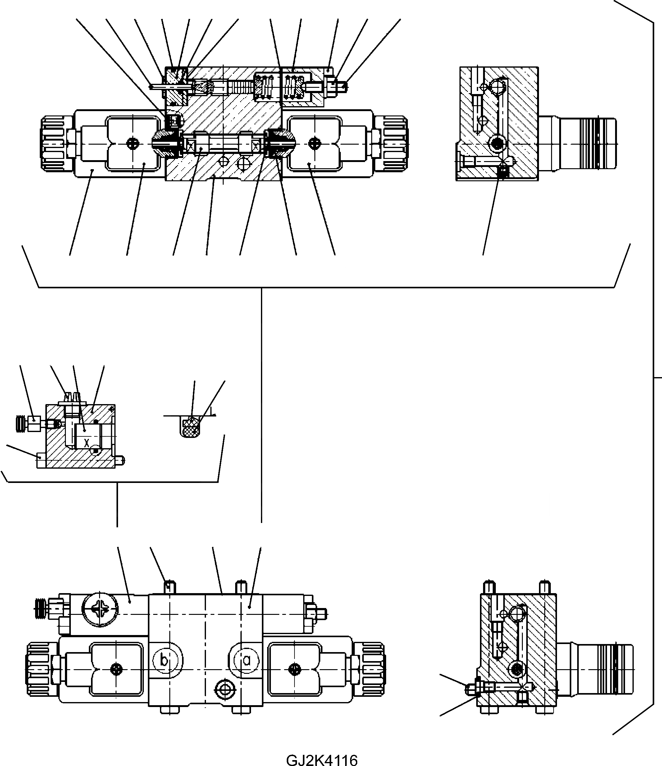 Схема запчастей Komatsu WA70-6 - ГИДР. НАСОС. (ВНУТР. ЧАСТИ) (9/) Y ОСНОВН. КОМПОНЕНТЫ И РЕМКОМПЛЕКТЫ