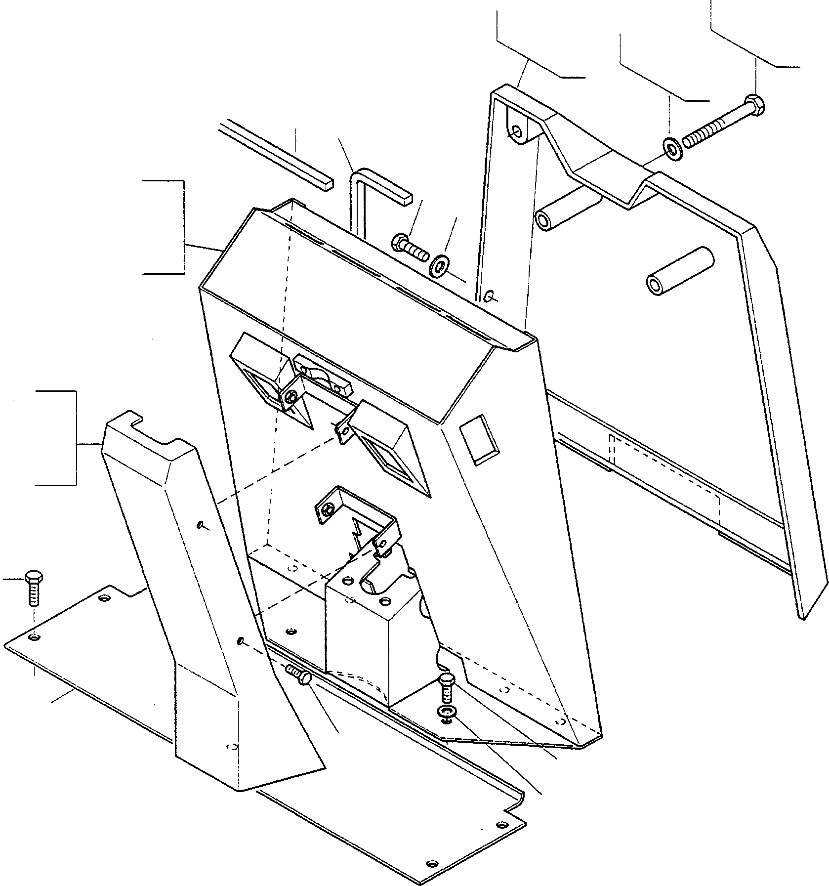 Схема запчастей Komatsu WA75-1 - ПЛАТФОРМА, EXECUTION I РАМА