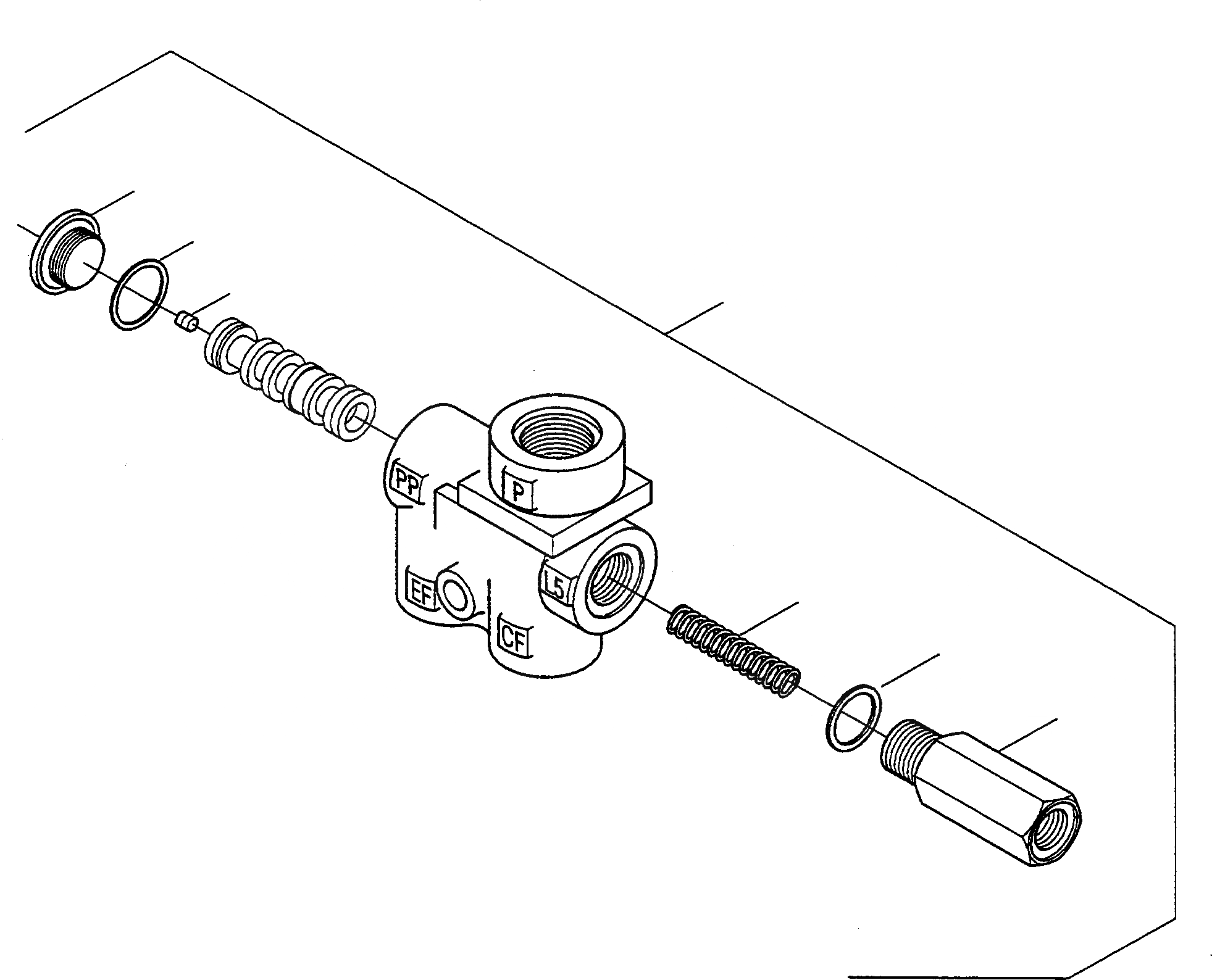 Схема запчастей Komatsu WA75-1 - ПРИОРИТЕТН. КЛАПАН 7 РУЛЕВ. УПРАВЛЕНИЕ