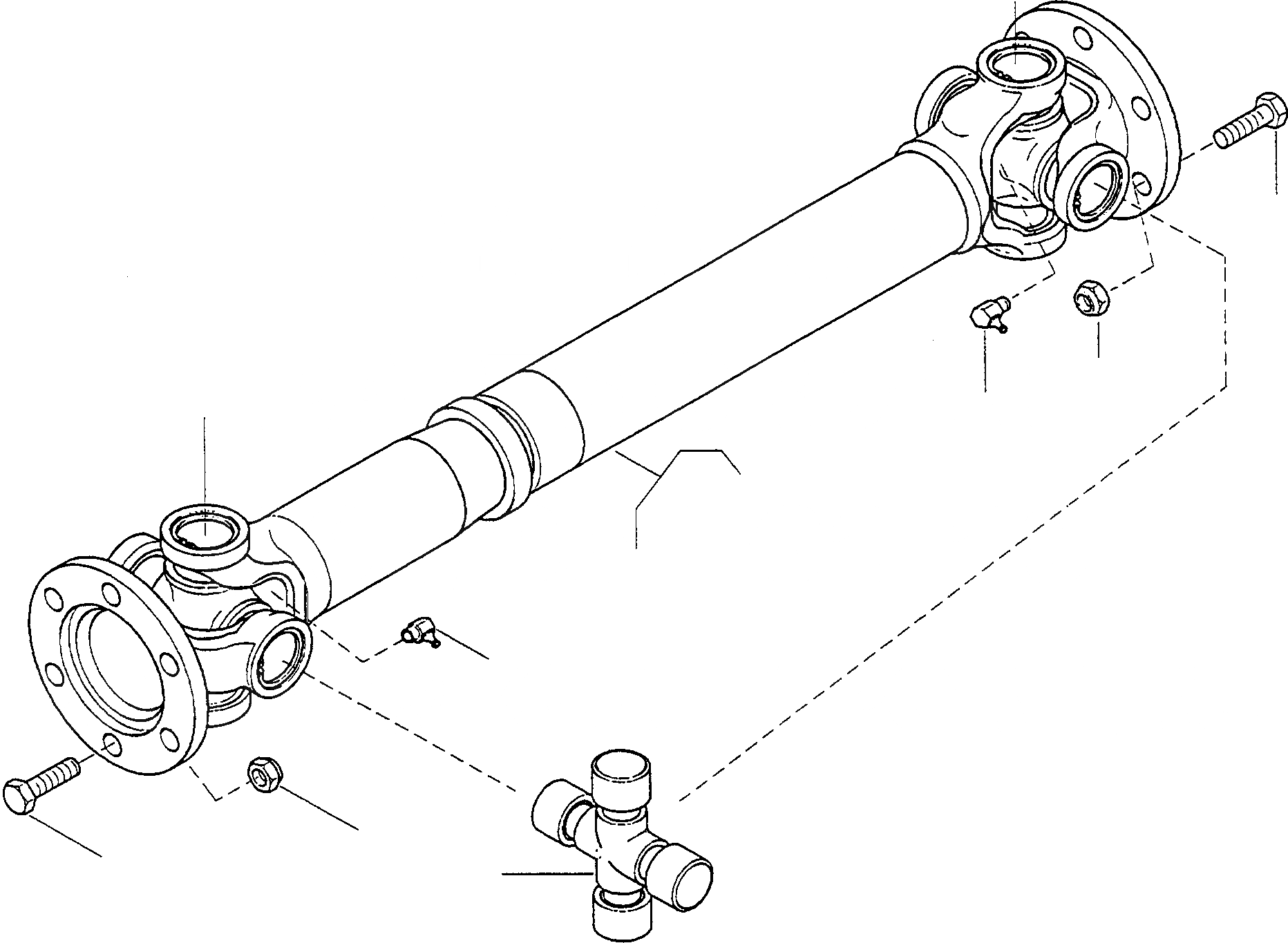 Схема запчастей Komatsu WA75-1S - КРЕСТОВИНА ТРАНСМИССИЯ, КРЕСТОВИНА