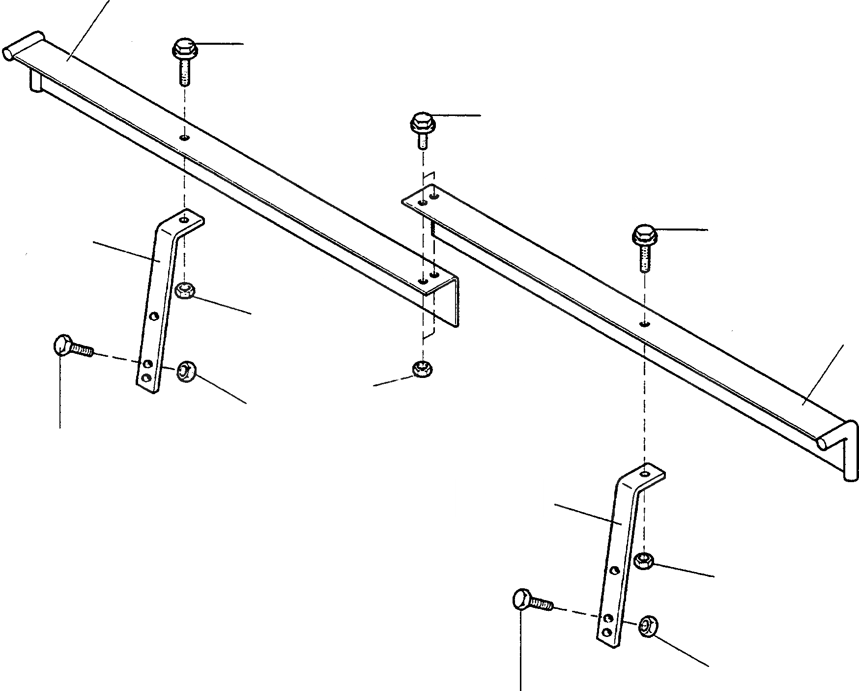 Схема запчастей Komatsu WA75-1S - РЫХЛИТЕЛЬ ЗУБЬЯWEAR ПЛАСТИНА И MARKER LIGHT ОБОРУД-Е