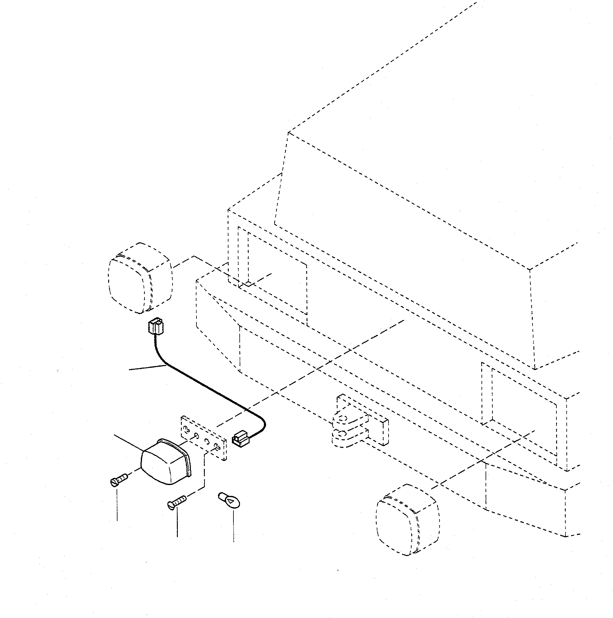 Схема запчастей Komatsu WA75-1S - LICENCE ПЛАСТИНА LIGHT ЭЛЕКТРИЧ. СИСТЕМА