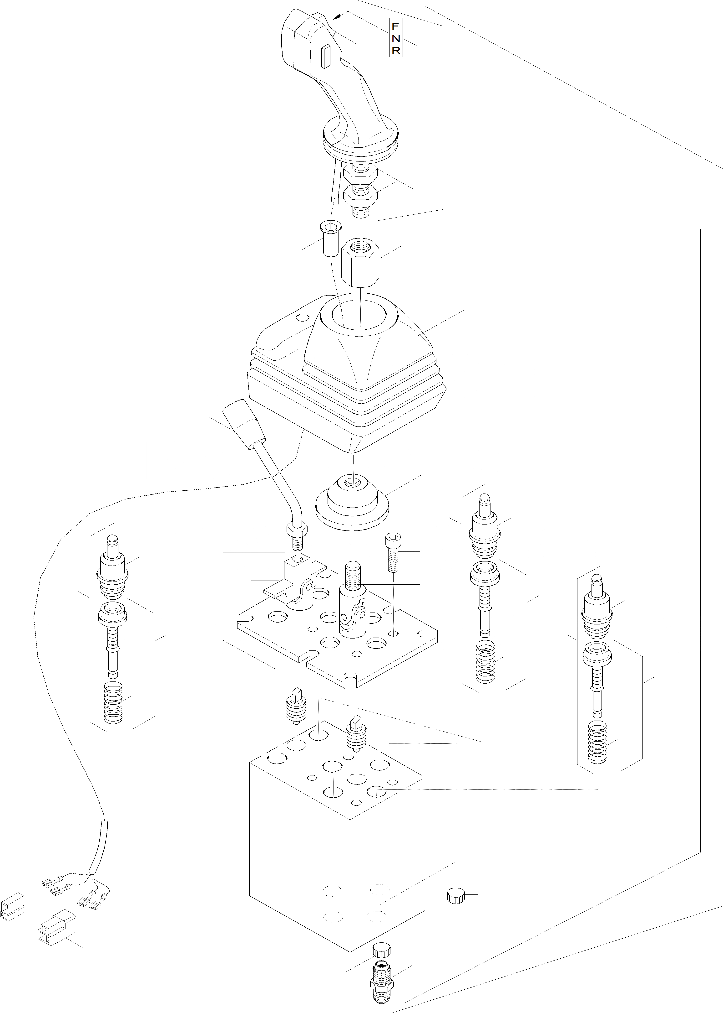 Схема запчастей Komatsu WA75-3 - УДАЛЕНН. УПРАВЛЯЮЩ. КЛАПАН ГИДРАВЛИКА