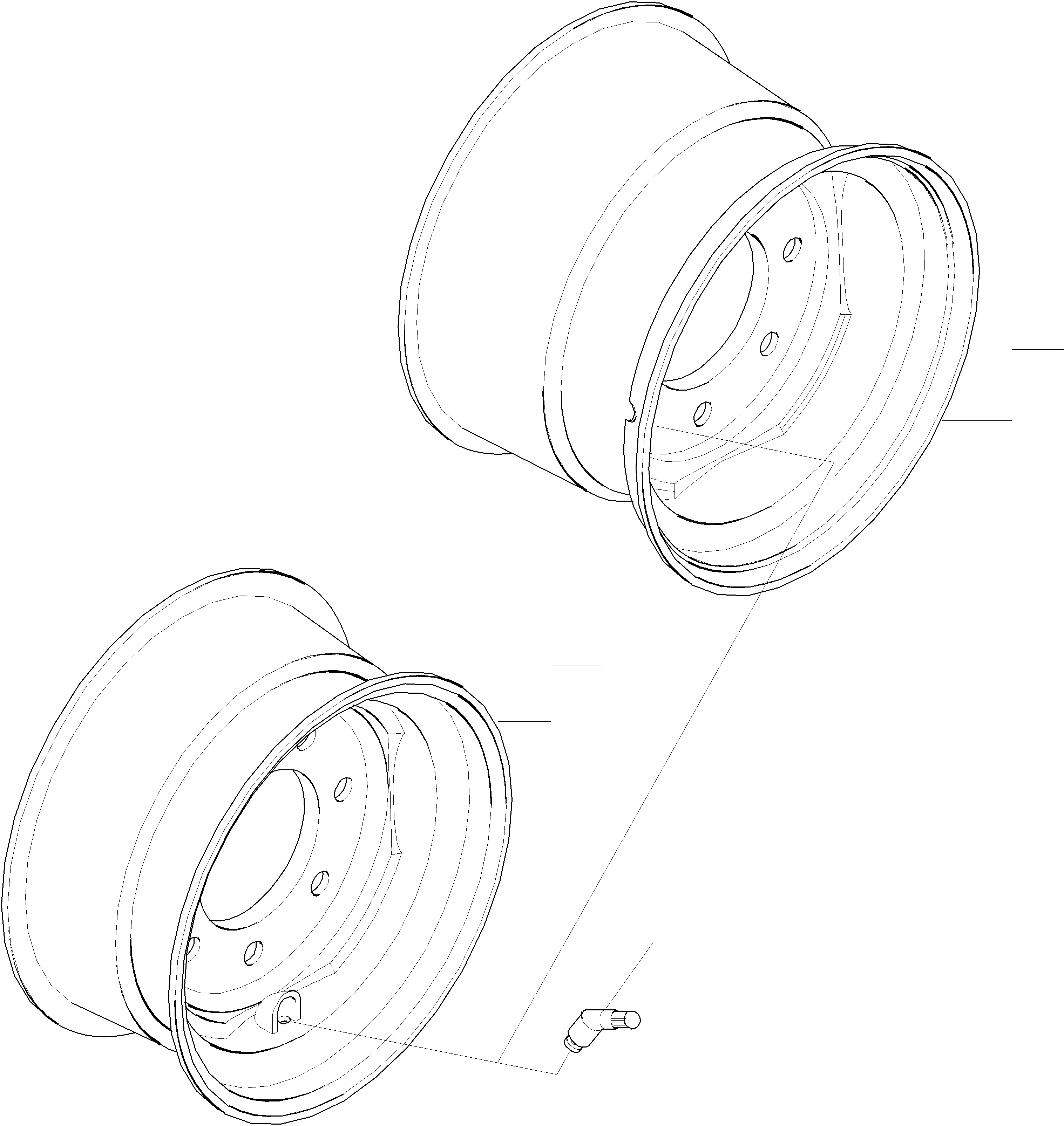 Схема запчастей Komatsu WA75-3 - DISC КОЛЕСА DISC КОЛЕСА, ЦЕПЬ