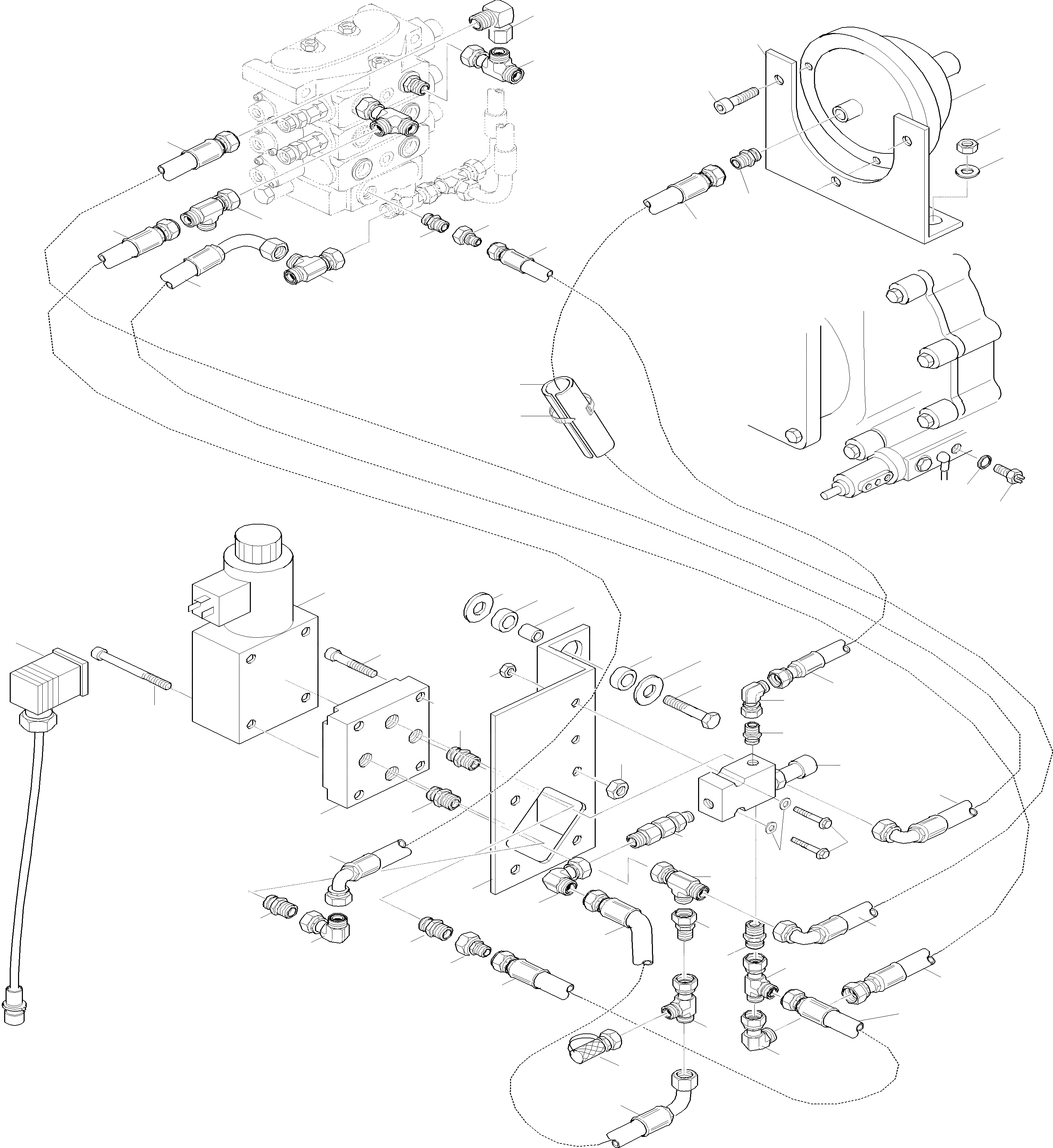 Схема запчастей Komatsu WA75-3 - A.L.S. ОБОРУД-Е ОБОРУД-Е