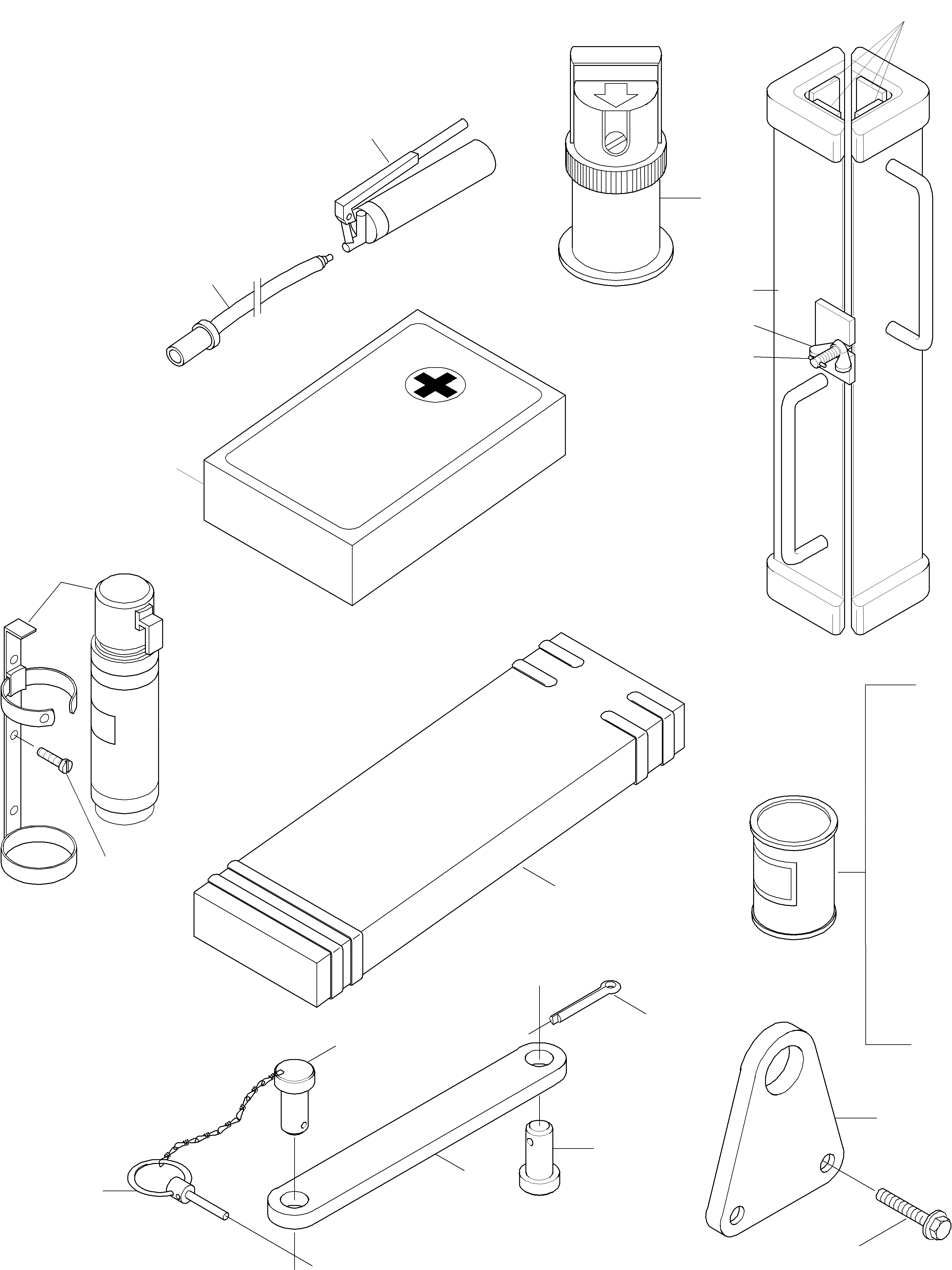 Схема запчастей Komatsu WA75-3 FLEET - ИНСТРУМЕНТ И АКСЕССУАРЫ ИНСТРУМЕНТ, АКСЕССУАРЫ, БУКВЕНН.