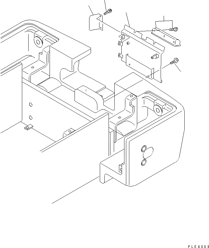Схема запчастей Komatsu WA80-3 - КОМПОНЕНТЫ (ОБСЛУЖИВ-Е)(№-) ЭЛЕКТРИКА
