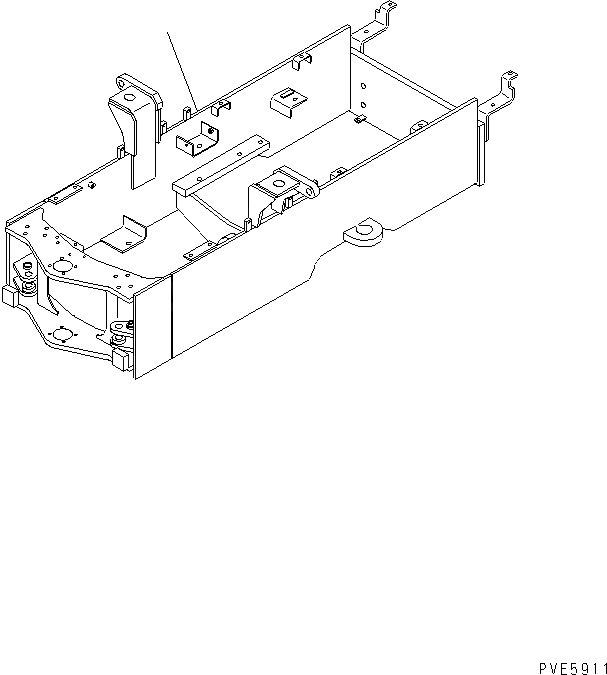 Схема запчастей Komatsu WA80-3 - ЗАДН. РАМА (ДЛЯ СОЕДИНИТ. УСТР-ВО)(№-) ОСНОВНАЯ РАМА И ЕЕ ЧАСТИ