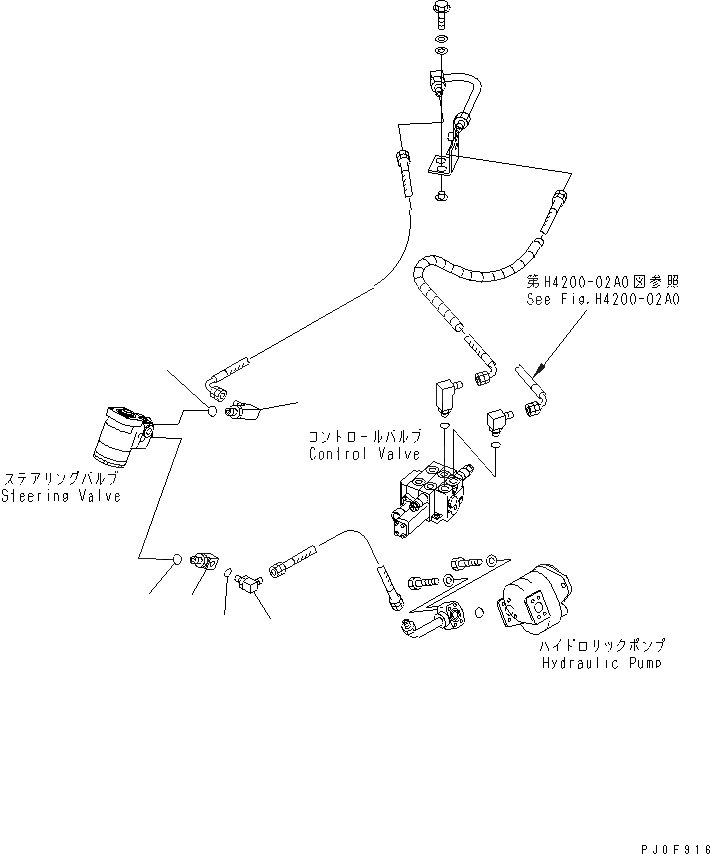Схема запчастей Komatsu WA80-3-SW - ГИДРАВЛ ЛИНИЯ (ЛИНИЯ ПОДАЧИ)(№8-) OPERATIORS ОБСТАНОВКА И СИСТЕМА УПРАВЛЕНИЯ